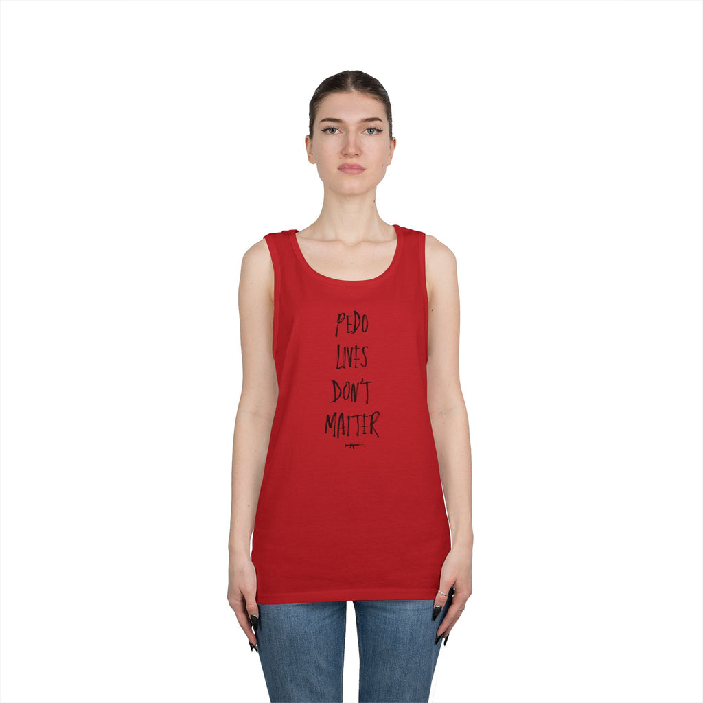"PDF FILE LIVES DON'T MATTER" #0002 Marker Design Style Tank Top