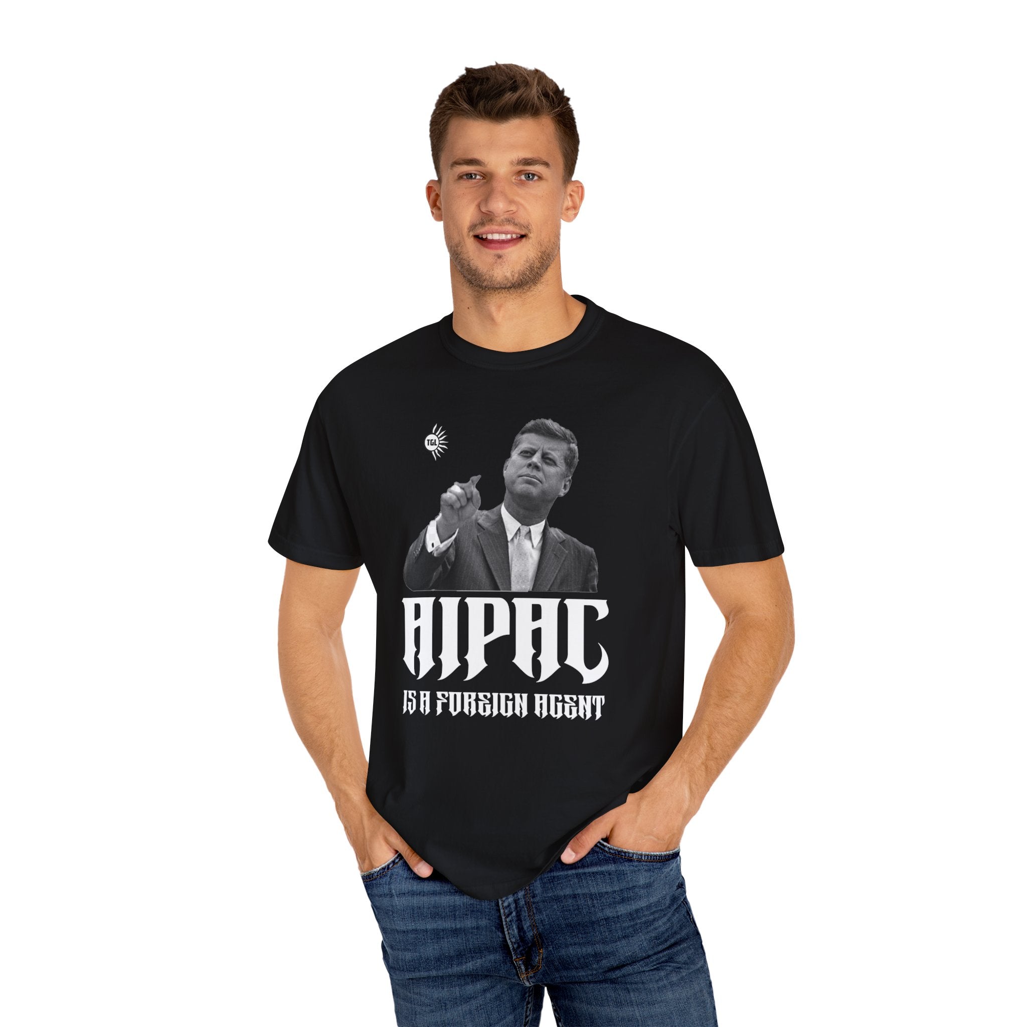JFK "AIPAC Is A Foreign Agent" Graphic Tee #00001 Unisex T-shirt