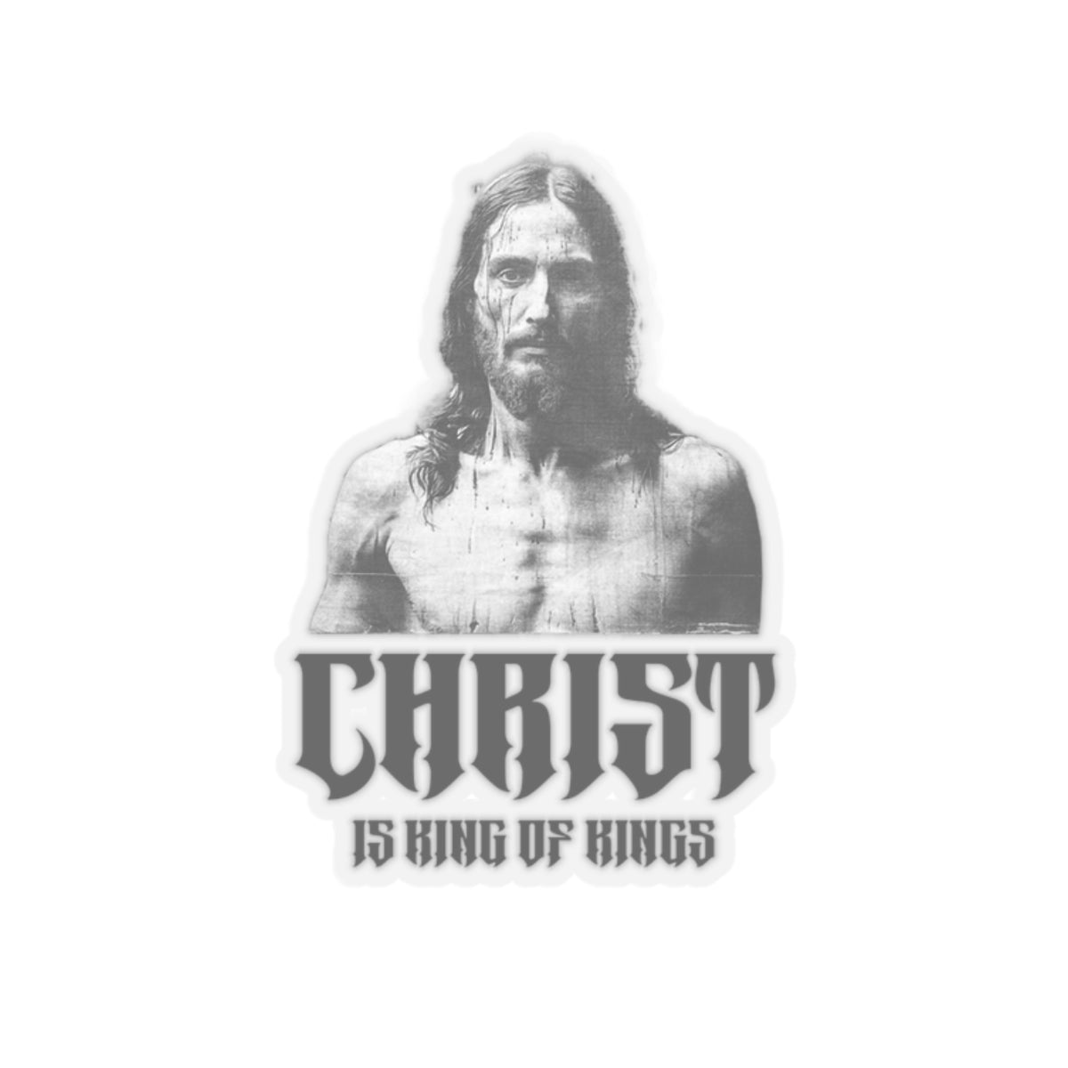 Christ Is King #0004 | Jesus Crucifixion Stickers