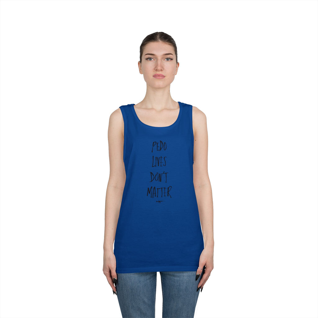 "PDF FILE LIVES DON'T MATTER" #0002 Marker Design Style Tank Top