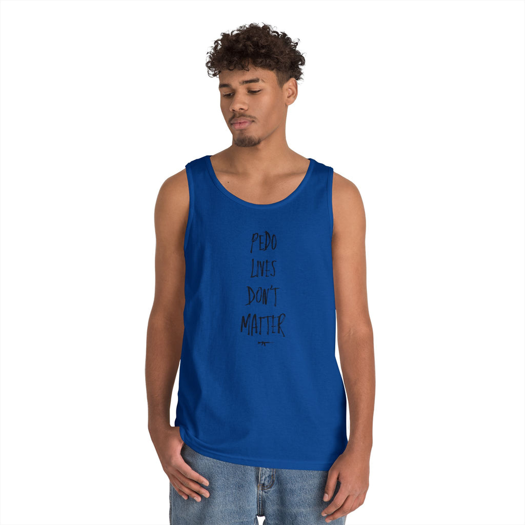 "PDF FILE LIVES DON'T MATTER" #0002 Marker Design Style Tank Top