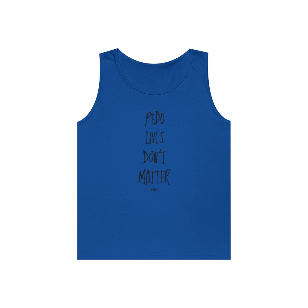 "PDF FILE LIVES DON'T MATTER" #0002 Marker Design Style Tank Top