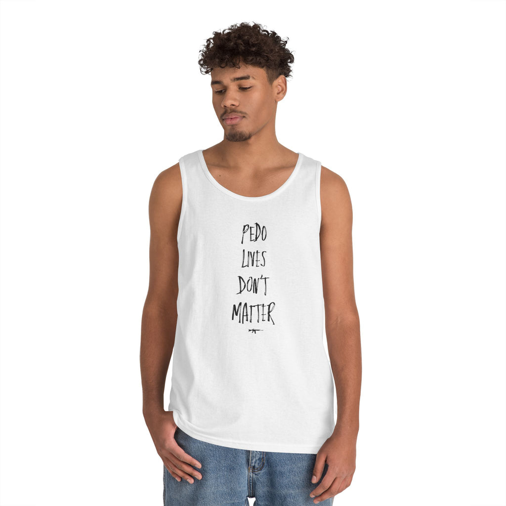 "PDF FILE LIVES DON'T MATTER" #0002 Marker Design Style Tank Top