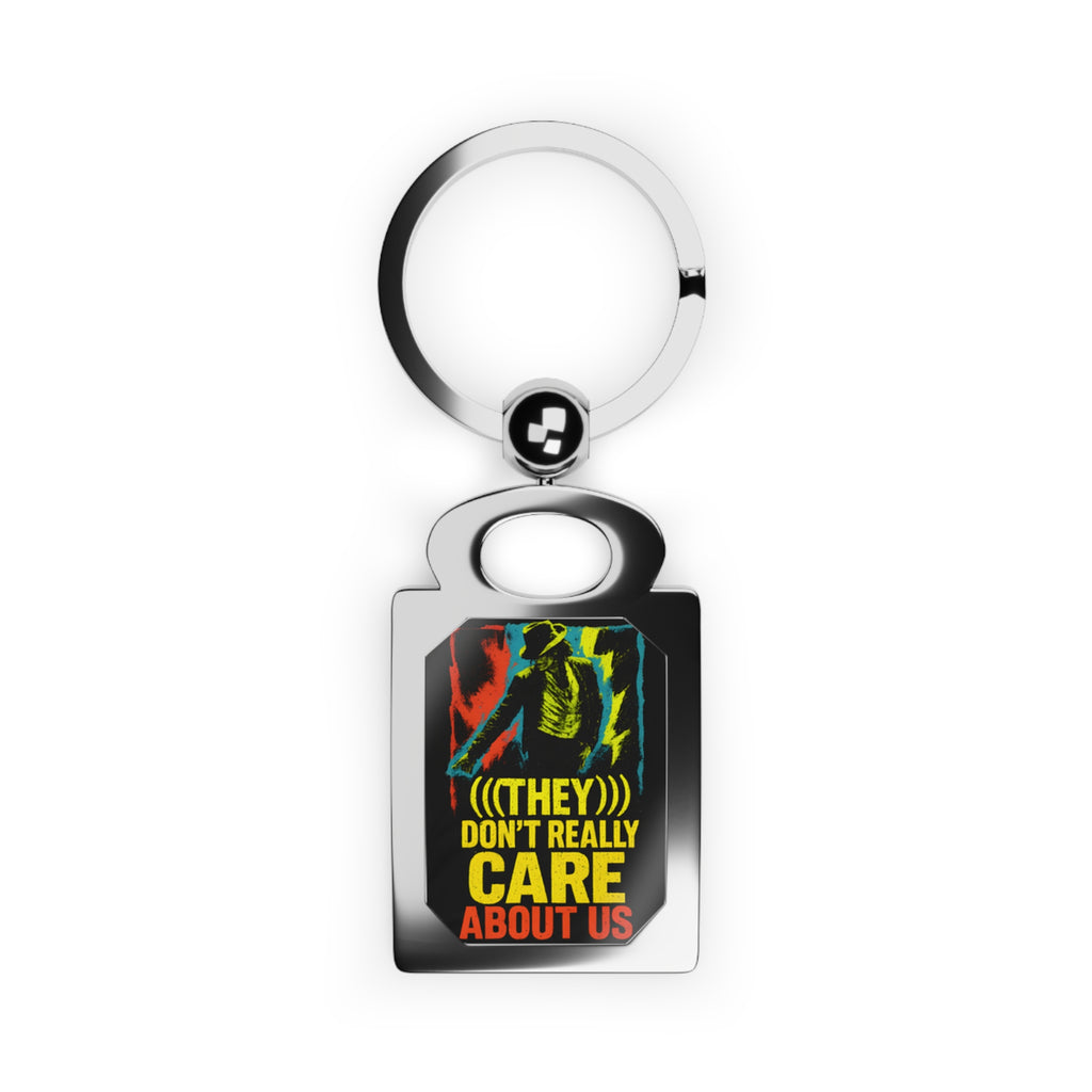 “They Don’t Really Care About Us” - Photo Keyring
