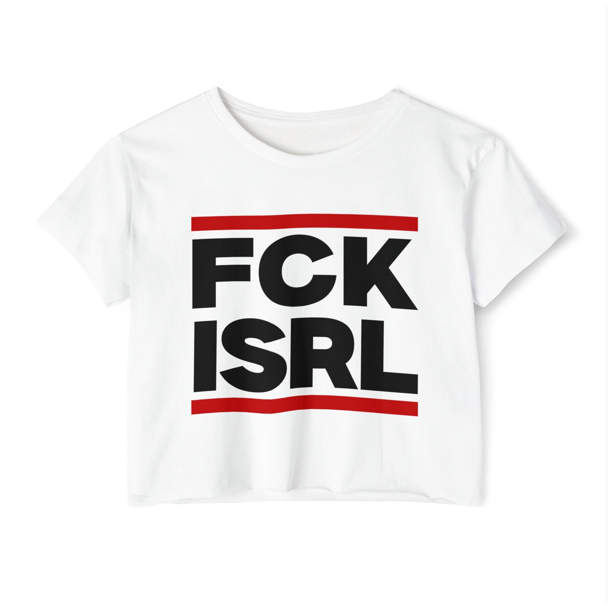 FCK ISRL - Women's Noticer Crop Top Tee