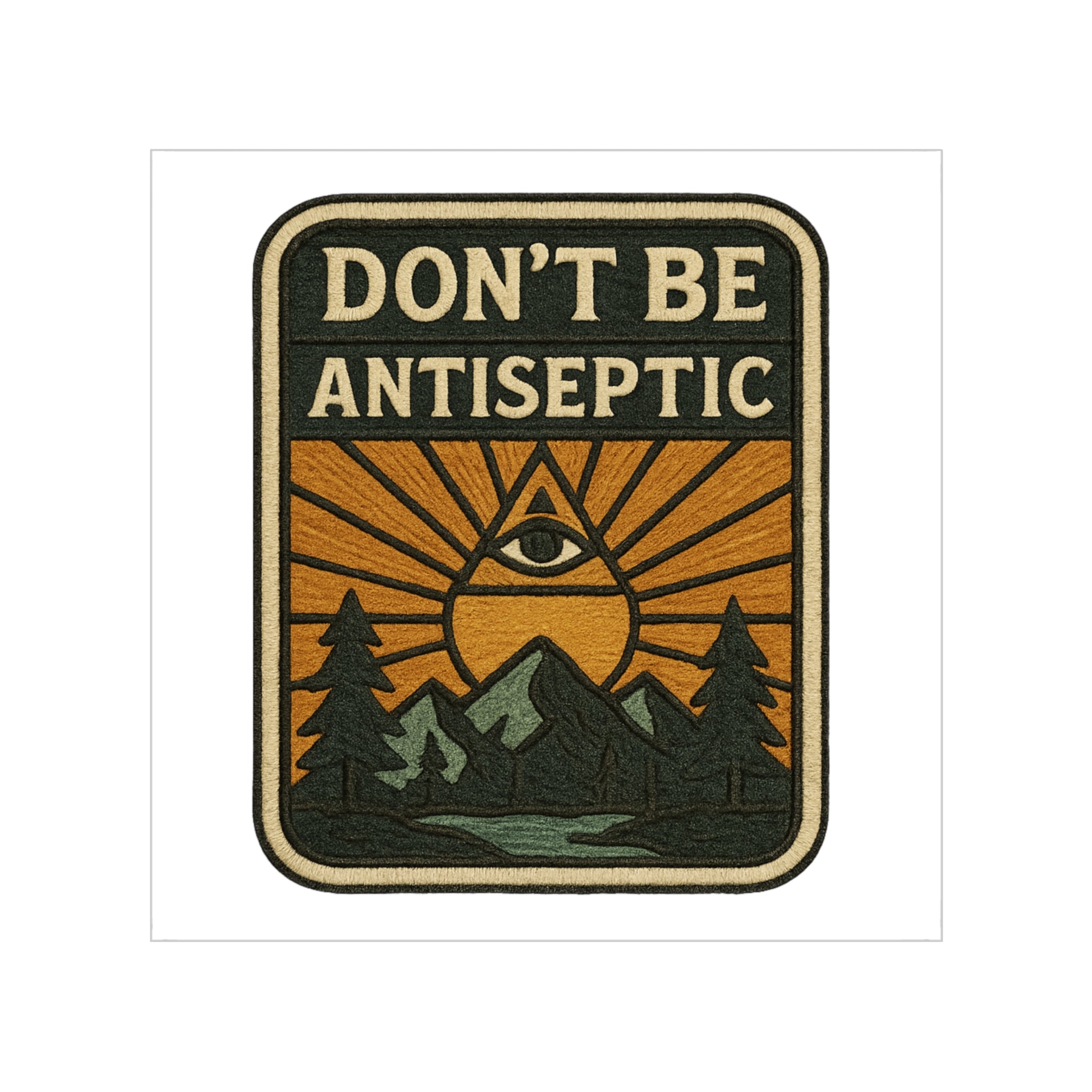 Antiseptic Patch Sticker #002 | Perfect for Vans, Laptops, Water Bottles, Unique Gifts, Eco-Friendly Decor
