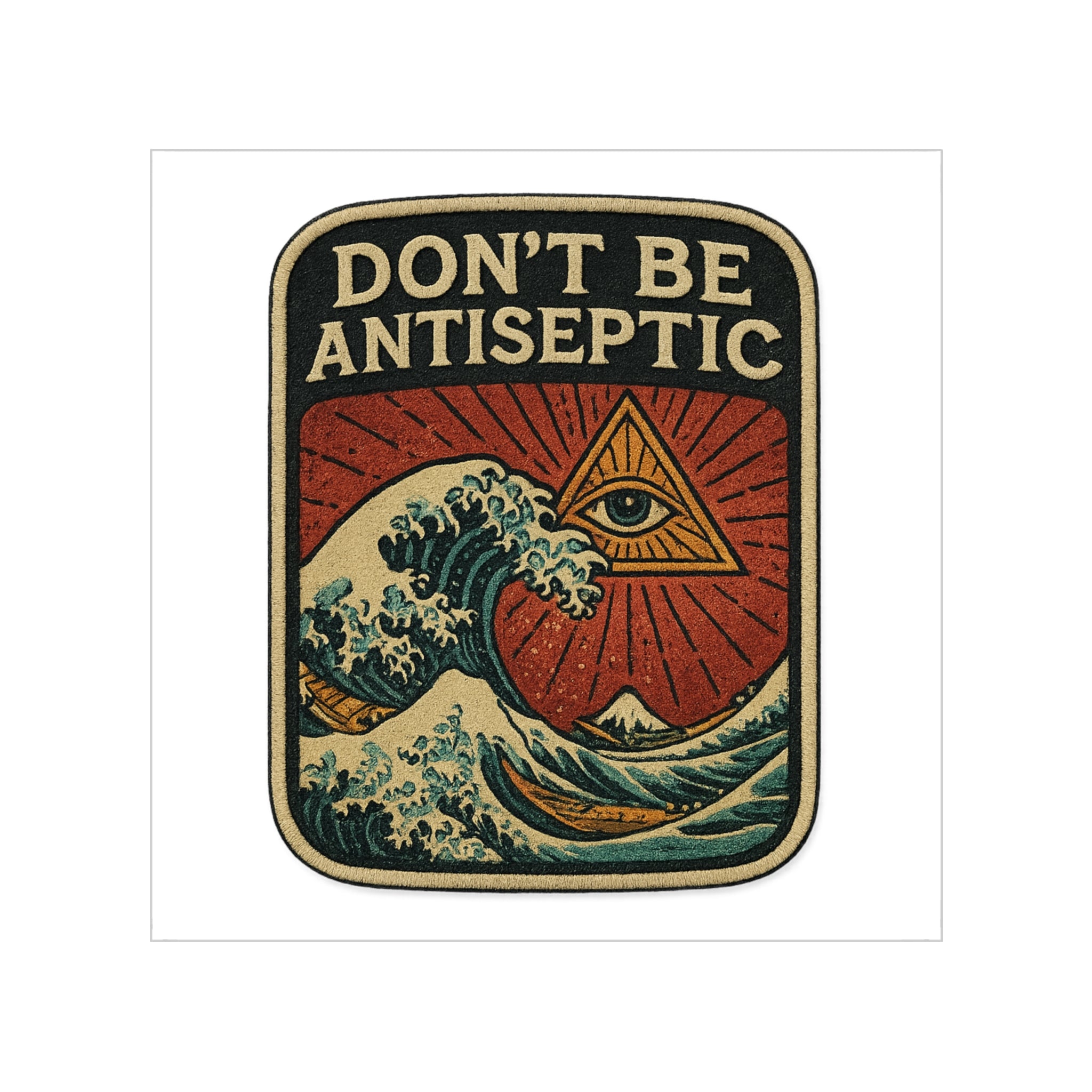Antiseptic Patch Sticker #001 | Perfect for Vans, Laptops, Water Bottles, Unique Gifts, Eco-Friendly Decor