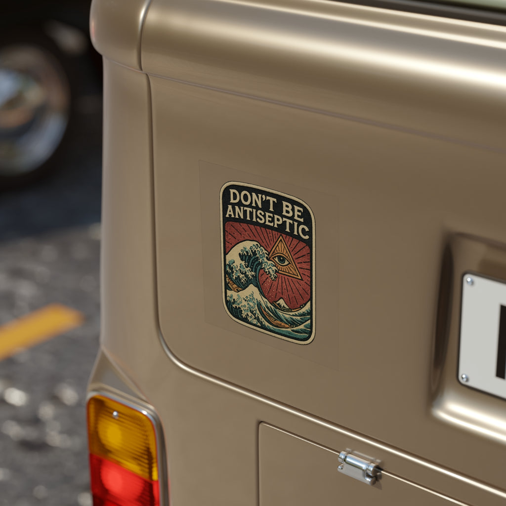 Antiseptic Patch Sticker #001 | Perfect for Vans, Laptops, Water Bottles, Unique Gifts, Eco-Friendly Decor
