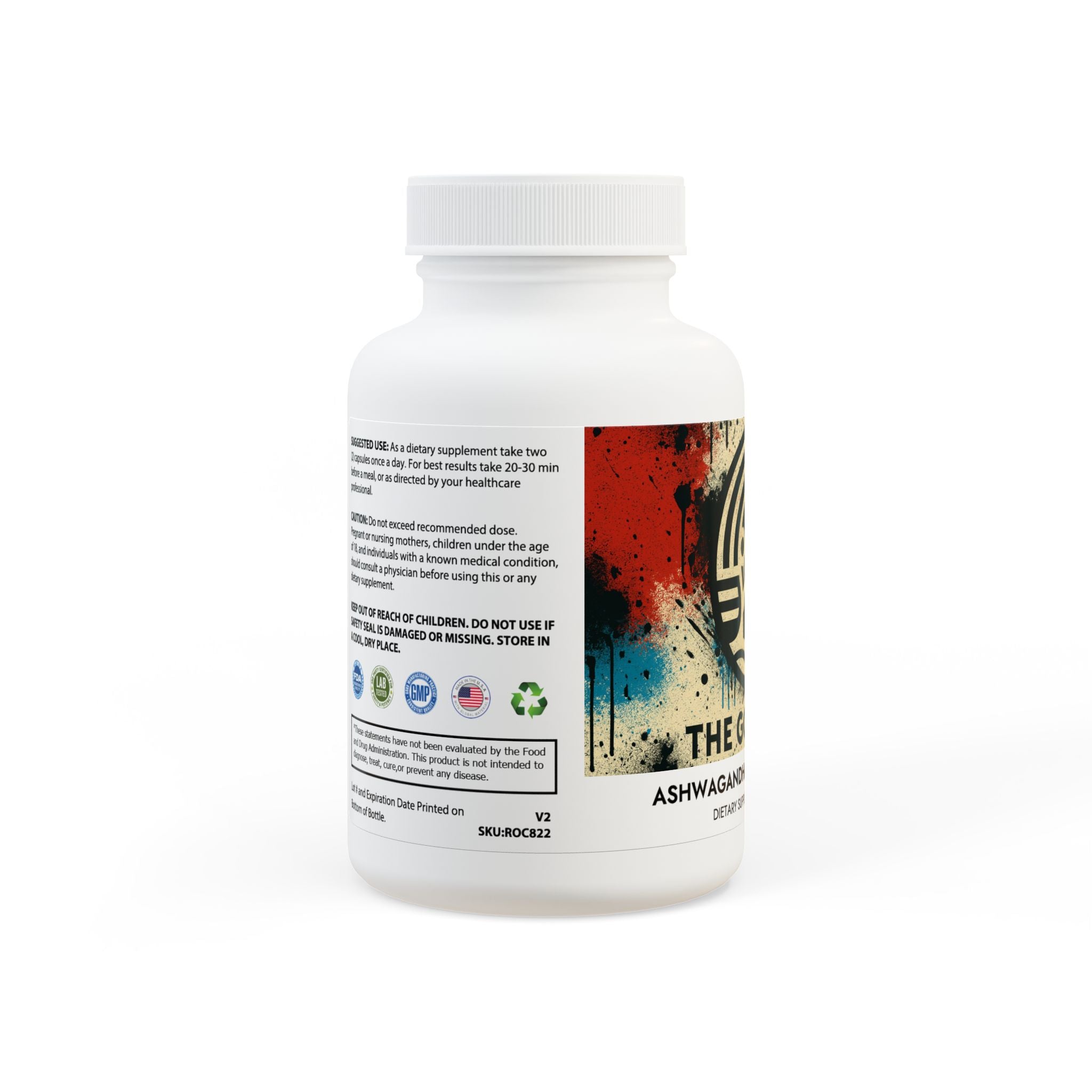 Ashwagandha and Black Pepper Supplement (60 capsules)