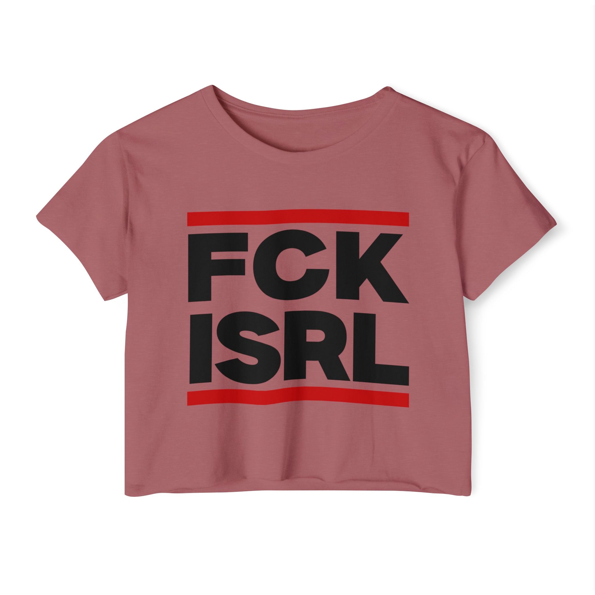 FCK ISRL - Women's Noticer Crop Top Tee