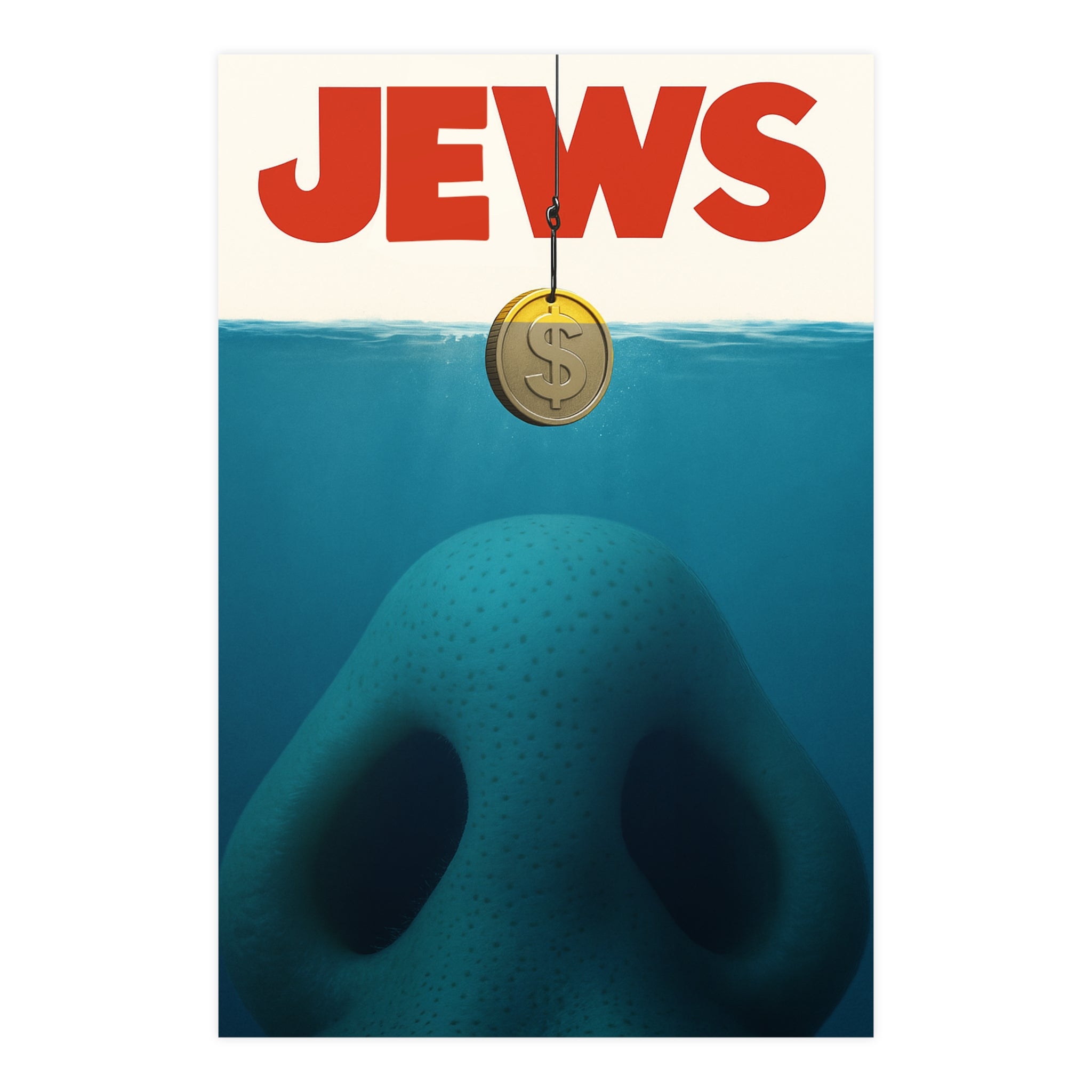 J*WS THE MOVIE (Jaws Parody) "The Good Life", Unique Home Decor, Statement Wall Art, Office Inspiration