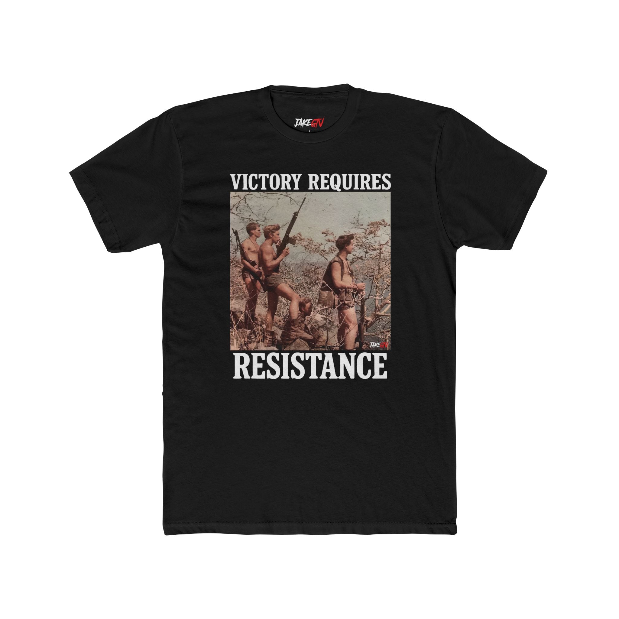 "Victory Requires Resistance" Vintage Fight Back Tee