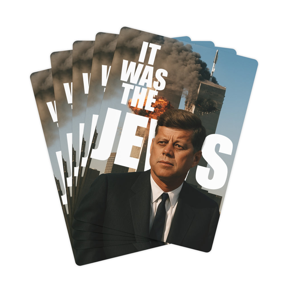 It Was The Jews - Poker Cards