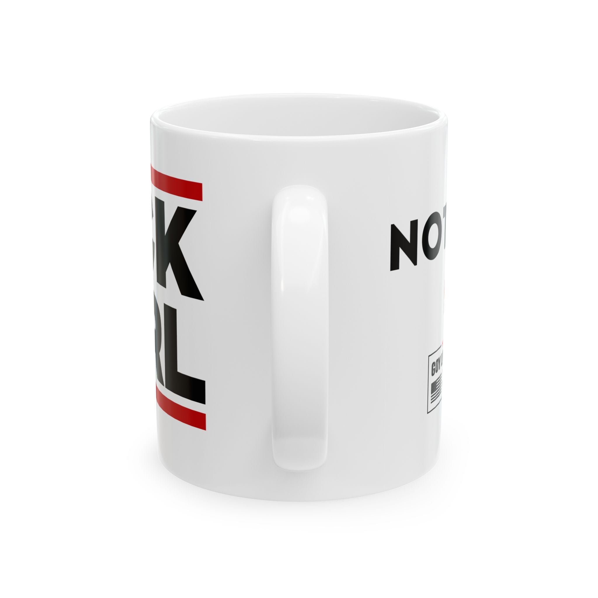#0003 Noticer Mug - "Noticer" FCK ISRL Ceramic Coffee Cup (11oz, 15oz)