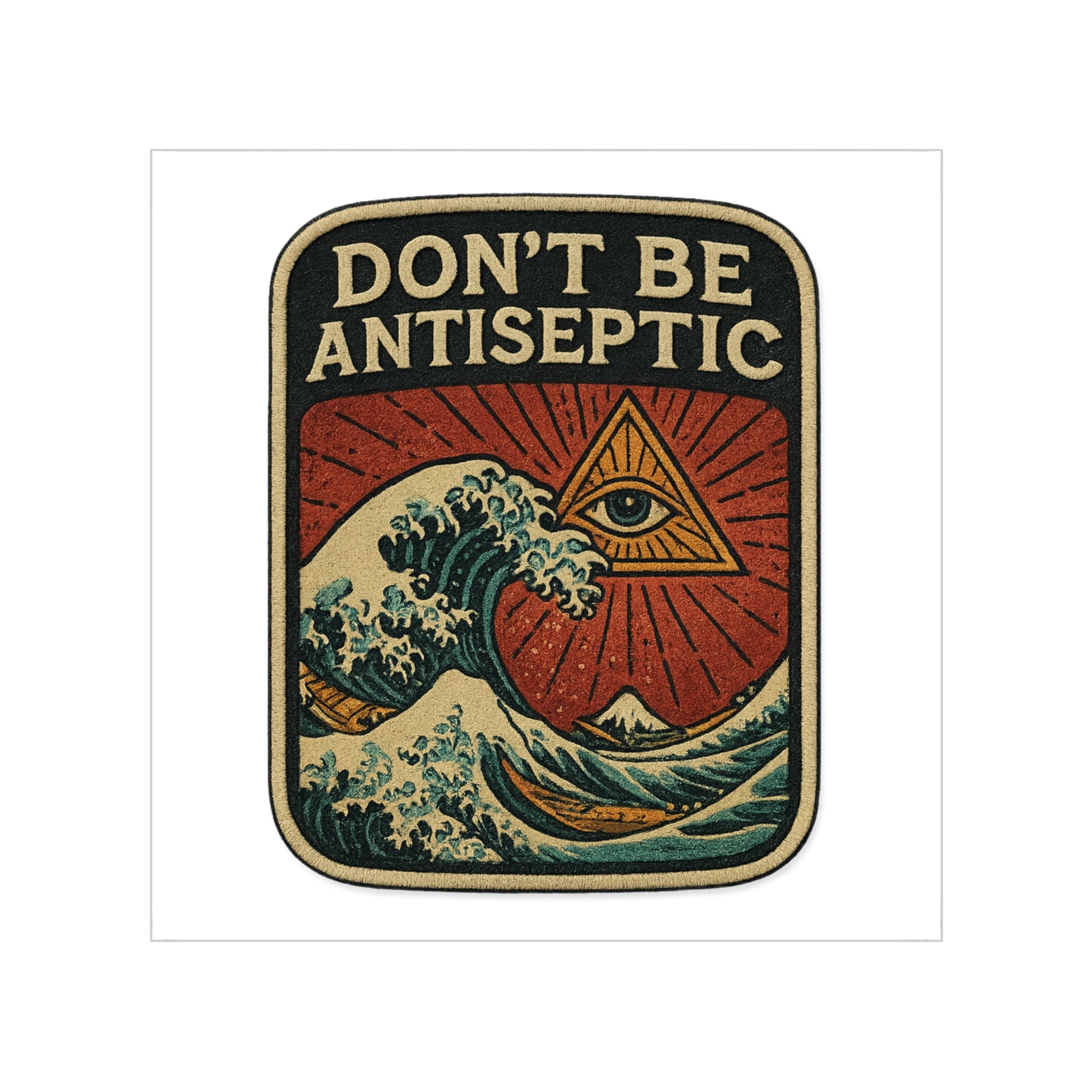 Antiseptic Patch Sticker #001 | Perfect for Vans, Laptops, Water Bottles, Unique Gifts, Eco-Friendly Decor