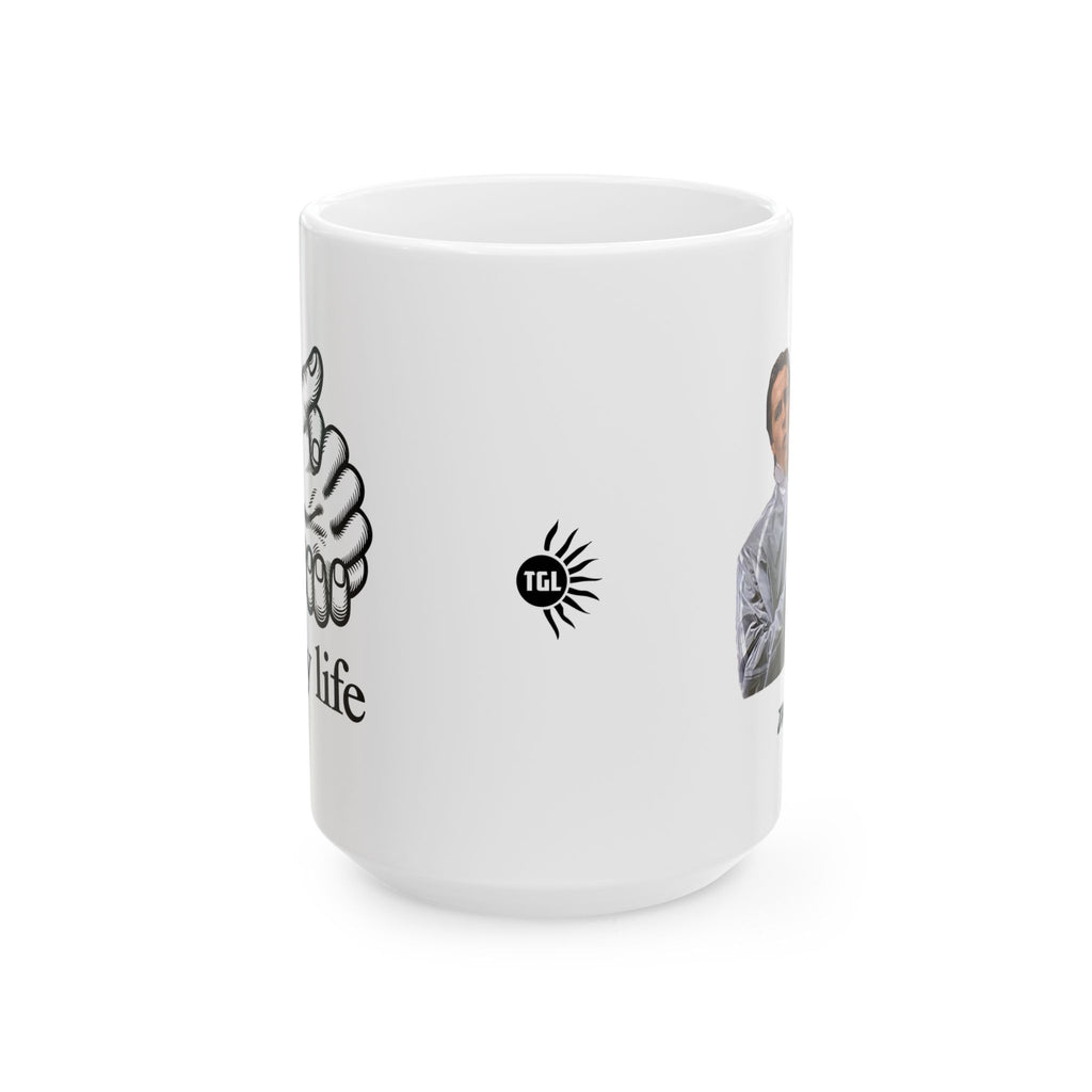 "Early Life" WikiPedia - Noticer Mug - (11oz, 15oz)