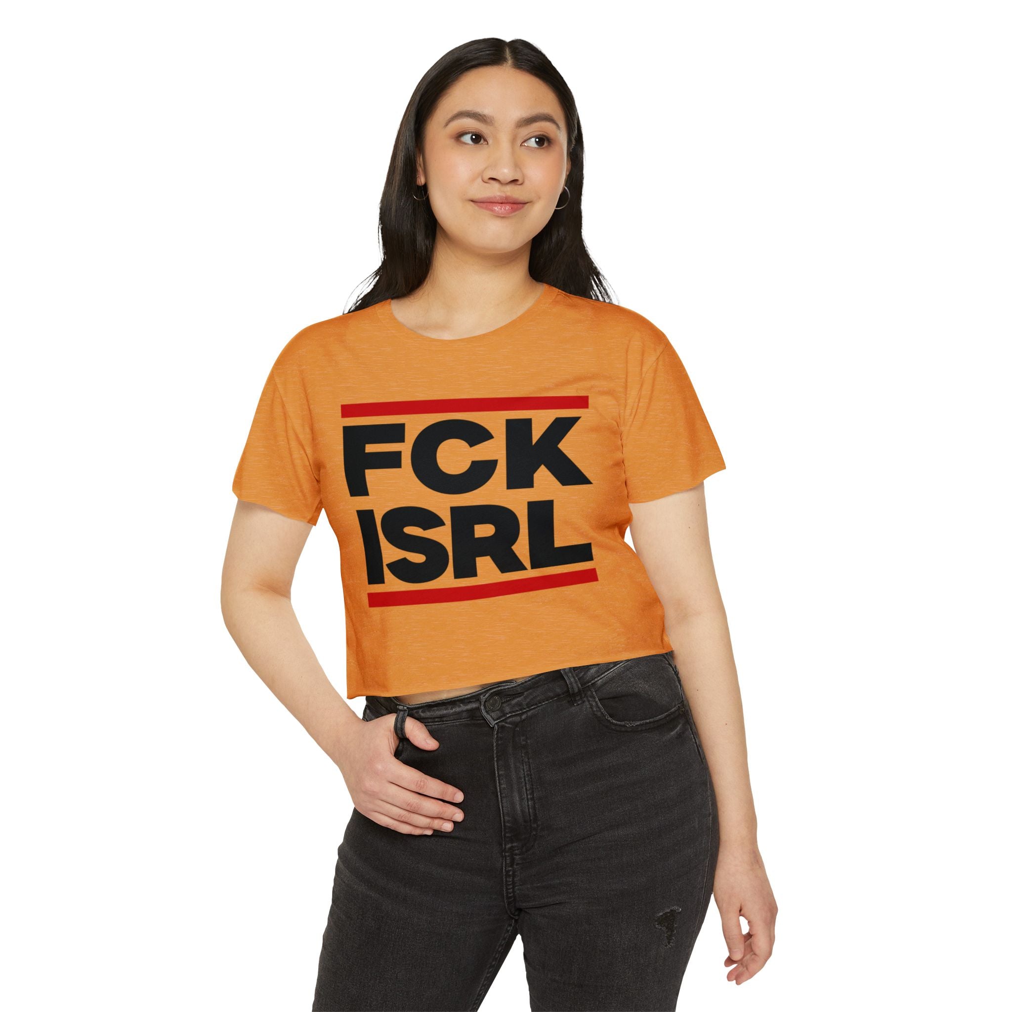 FCK ISRL - Women's Noticer Crop Top Tee
