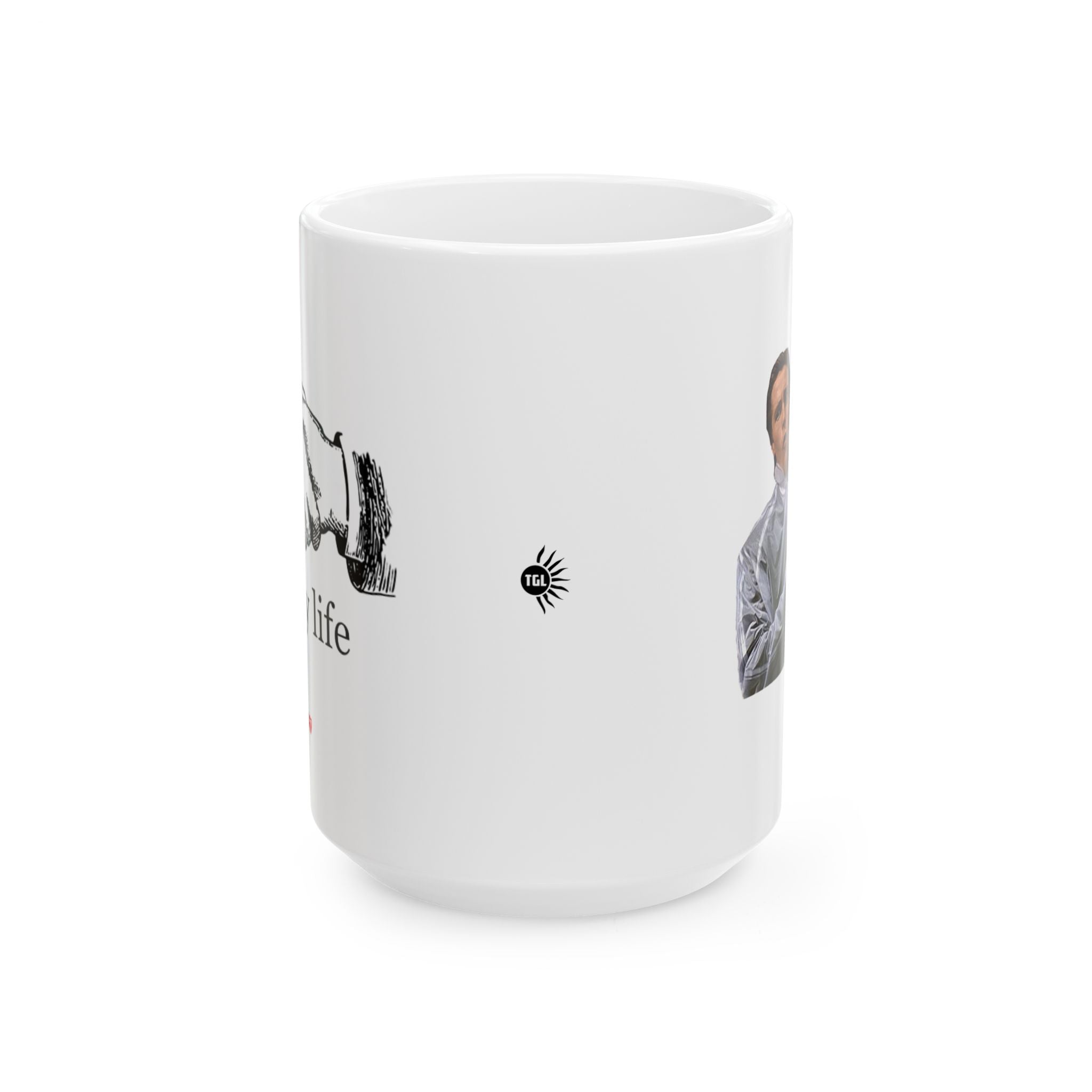 #0001 Noticer Mug - "Early Life" WikiPedia Ceramic Coffee Cup (11oz, 15oz)