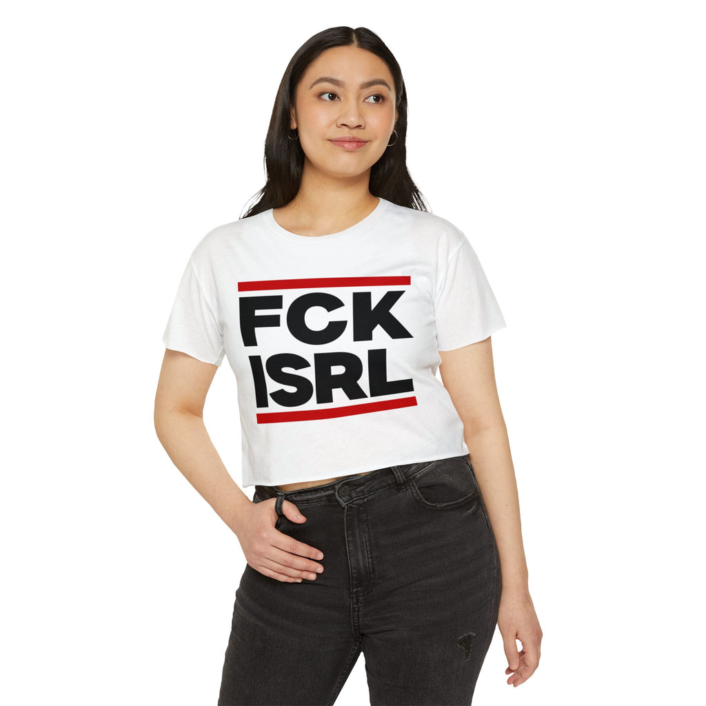 FCK ISRL - Women's Noticer Crop Top Tee