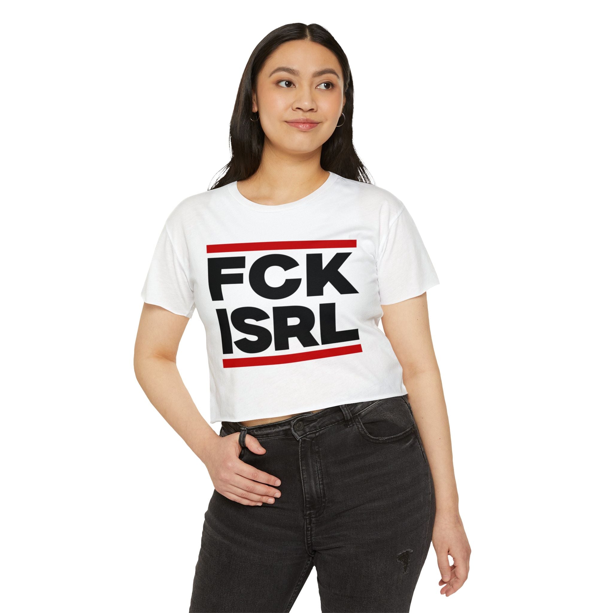 FCK ISRL - Women's Noticer Crop Top Tee