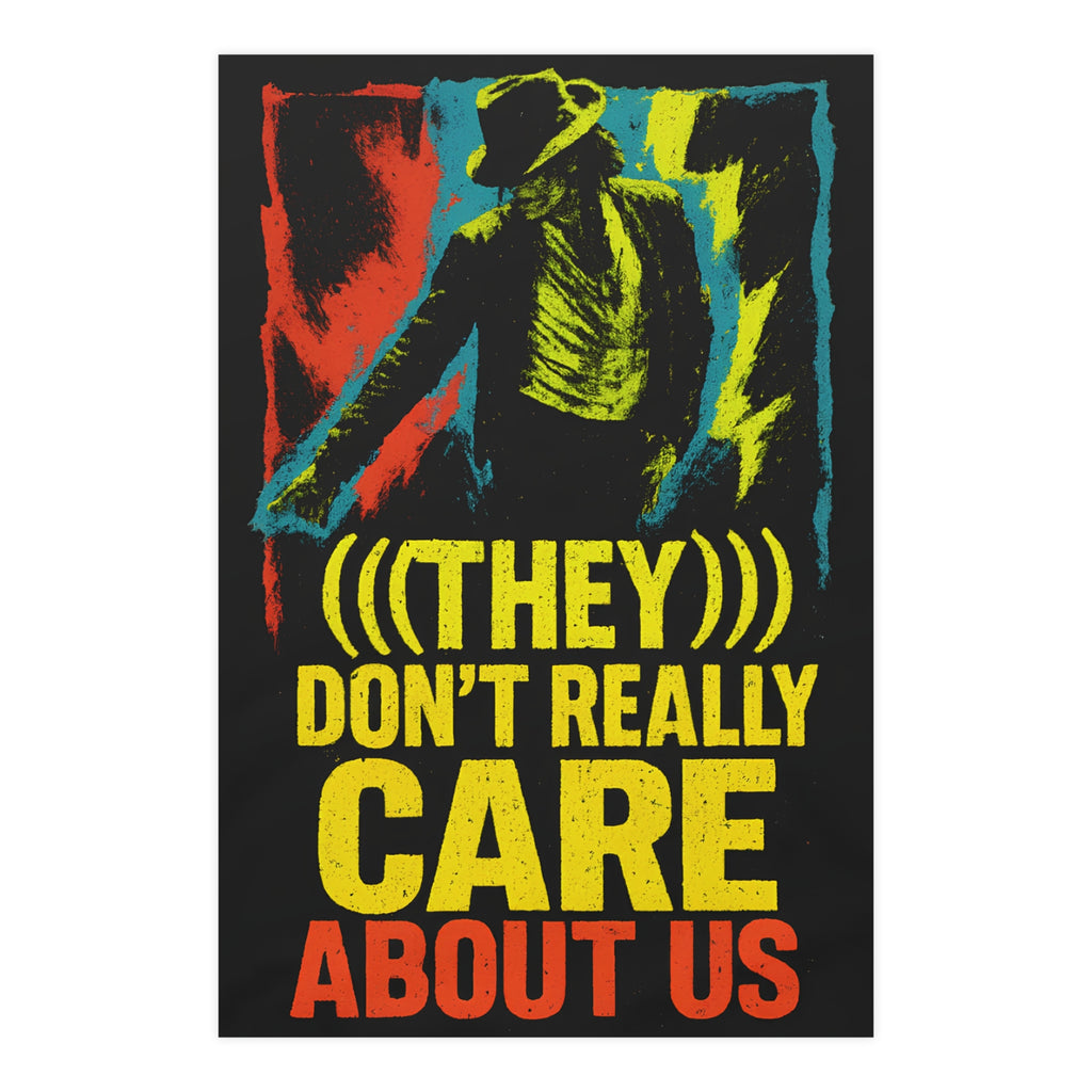 Michael Jackson "(((They ))) Don’t Really Care About Us” Poster