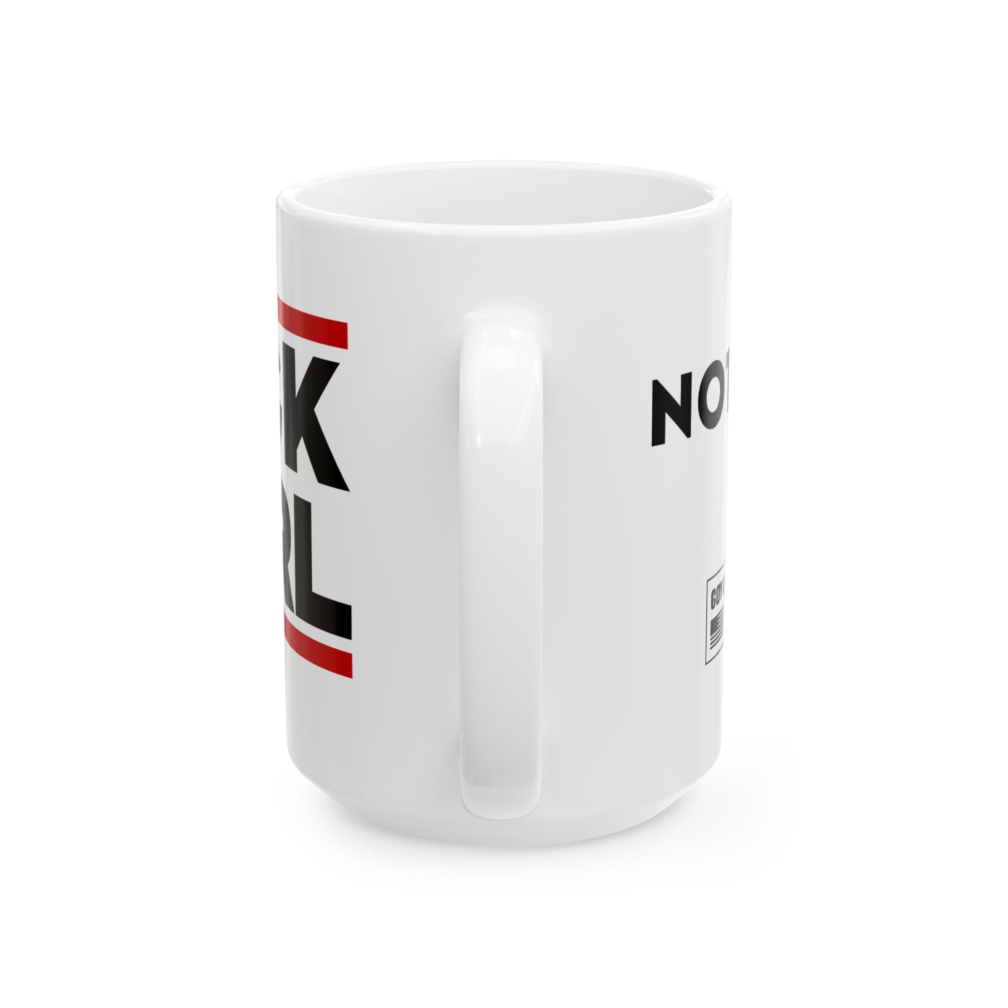 #0003 Noticer Mug - "Noticer" FCK ISRL Ceramic Coffee Cup (11oz, 15oz)