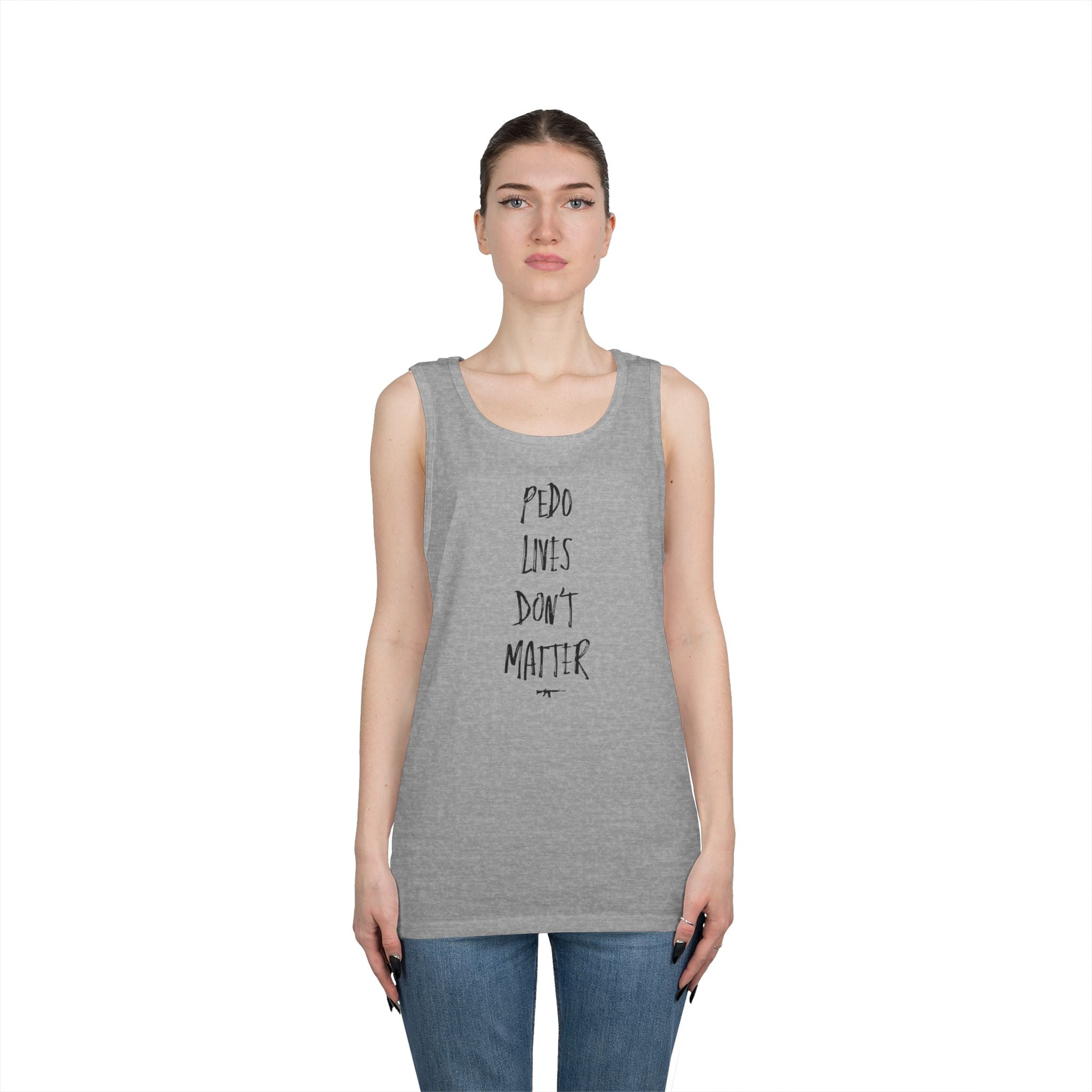 "PDF FILE LIVES DON'T MATTER" #0002 Marker Design Style Tank Top