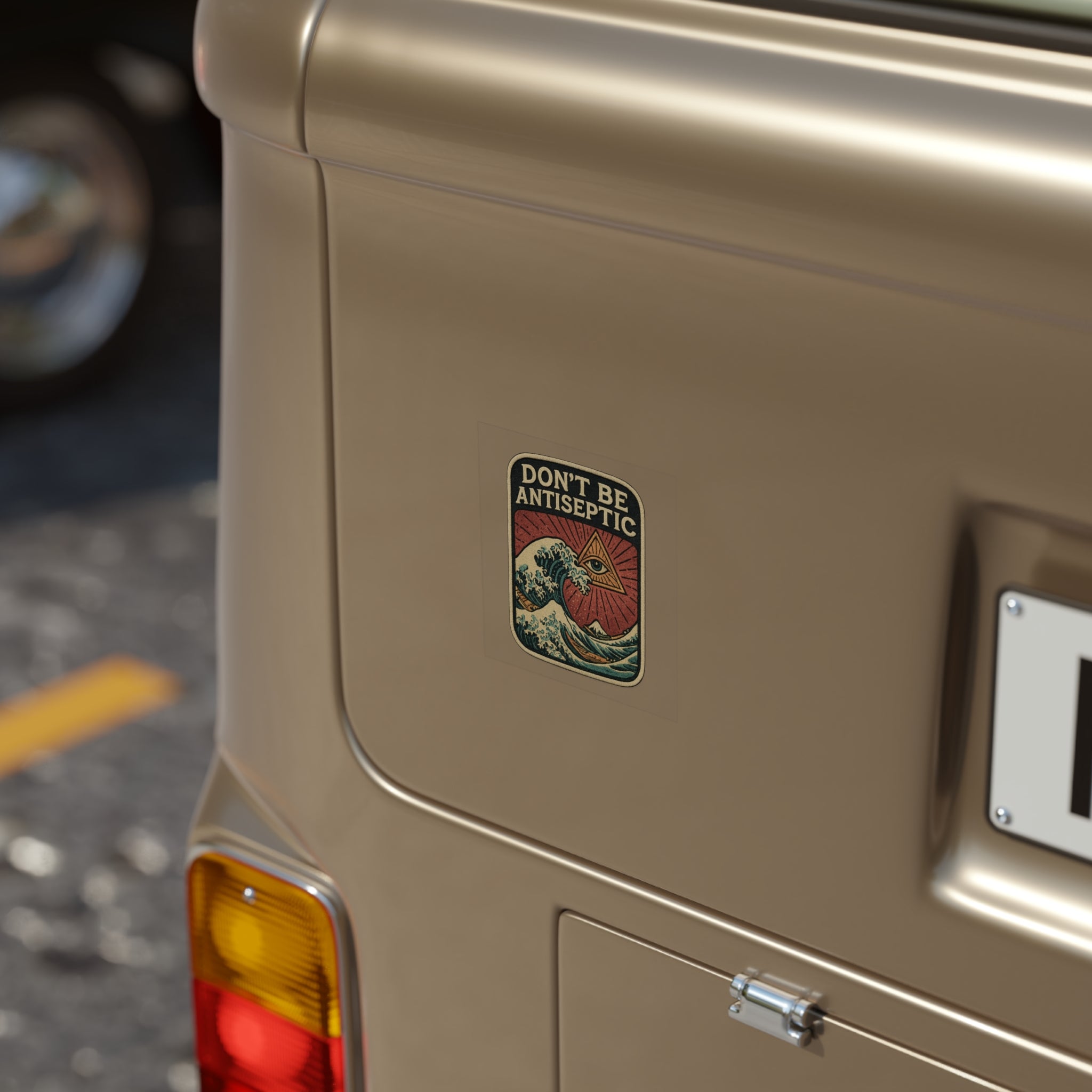 Antiseptic Patch Sticker #001 | Perfect for Vans, Laptops, Water Bottles, Unique Gifts, Eco-Friendly Decor