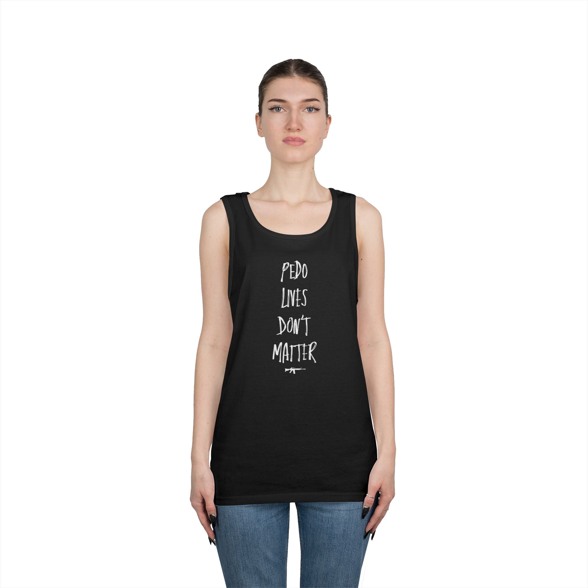 "PDF FILE LIVES DON'T MATTER" #0002 Marker Design Style Tank Top