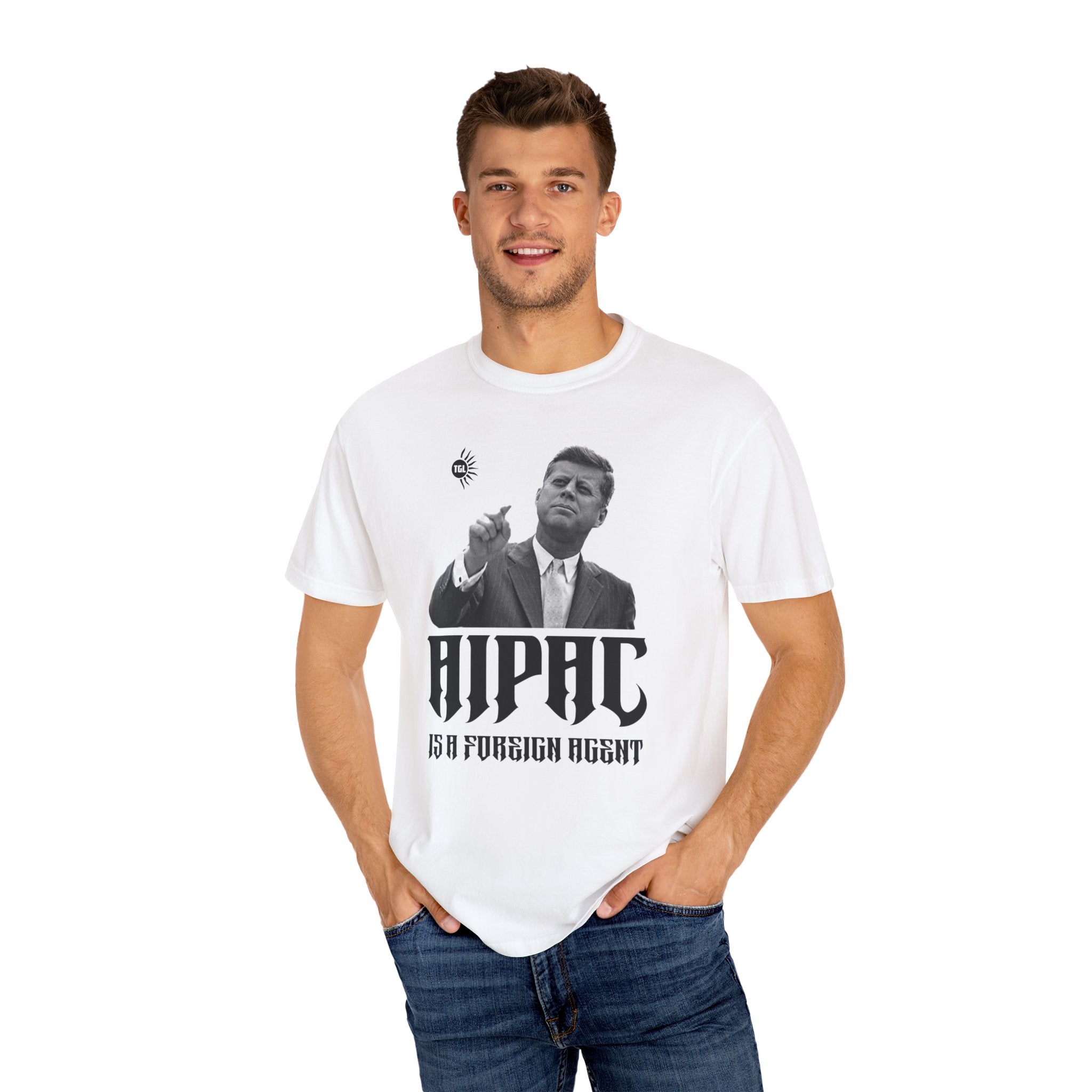 JFK "AIPAC Is A Foreign Agent" Graphic Tee #00001 Unisex T-shirt