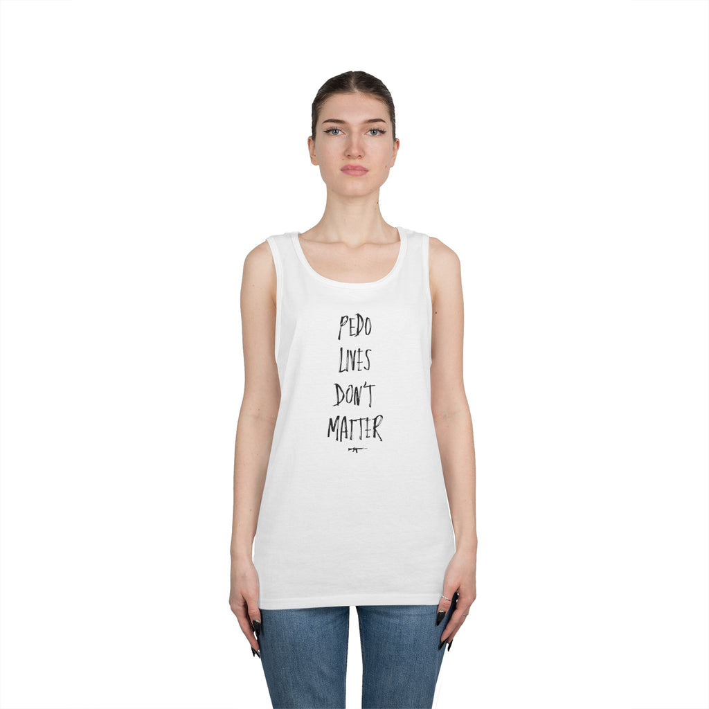 "PDF FILE LIVES DON'T MATTER" #0002 Marker Design Style Tank Top