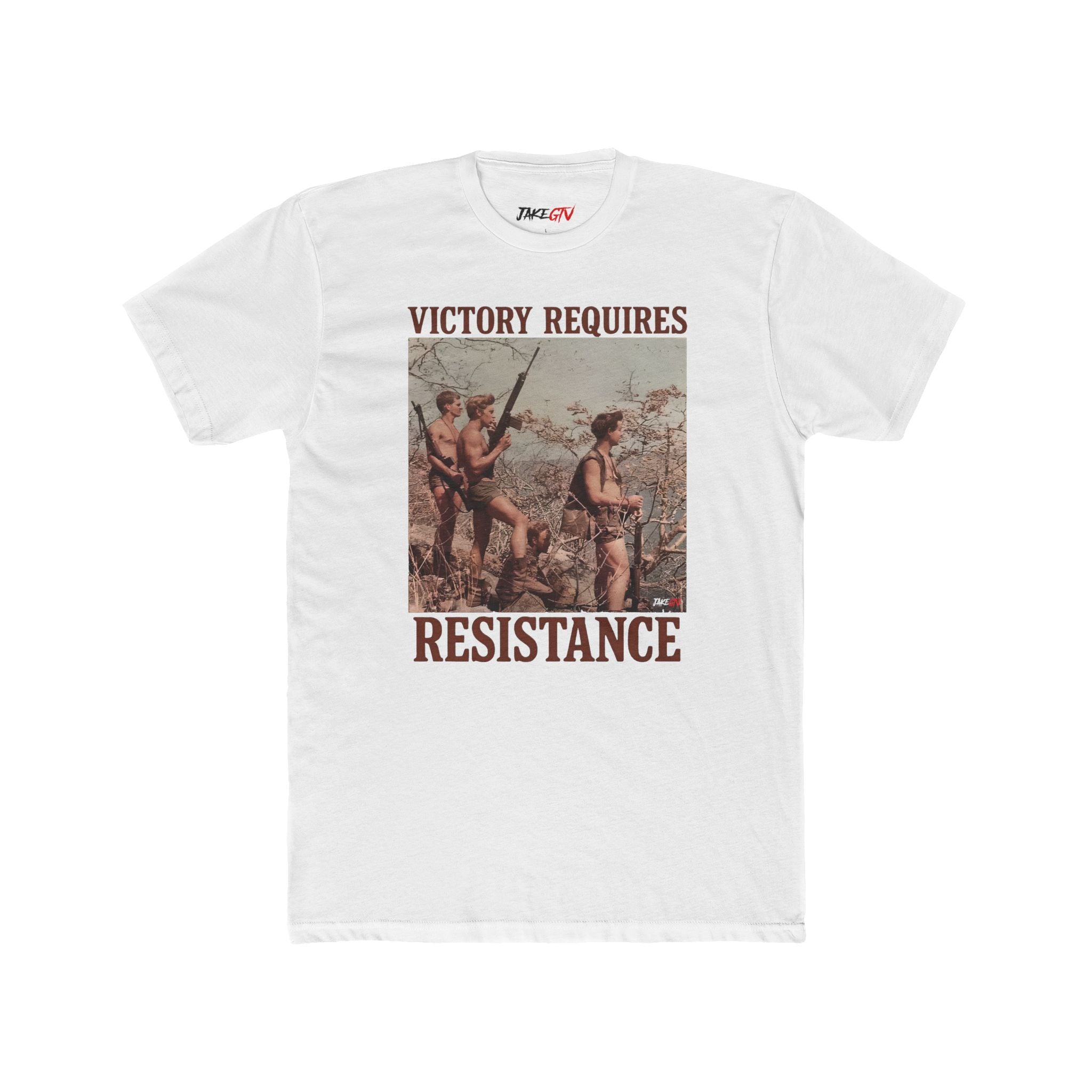 "Victory Requires Resistance" Vintage Fight Back Tee