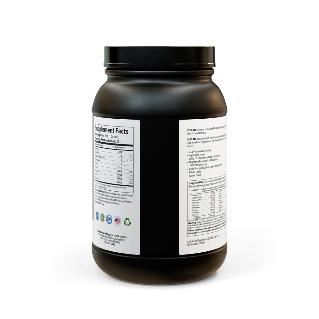 Whey Isolate Protein Powder (907g, 2lb) *GRAS-FED BULKING*