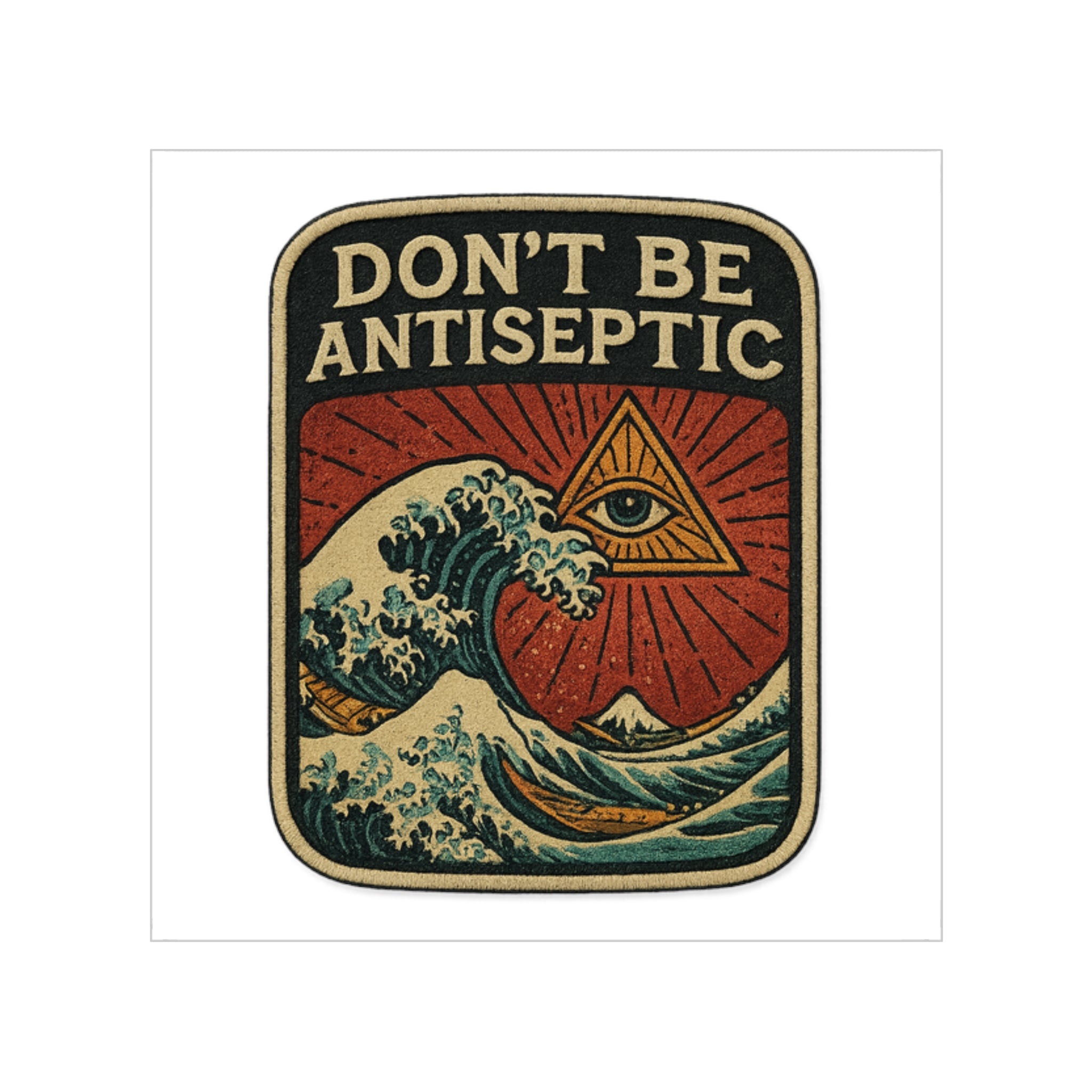 Antiseptic Patch Sticker #001 | Perfect for Vans, Laptops, Water Bottles, Unique Gifts, Eco-Friendly Decor
