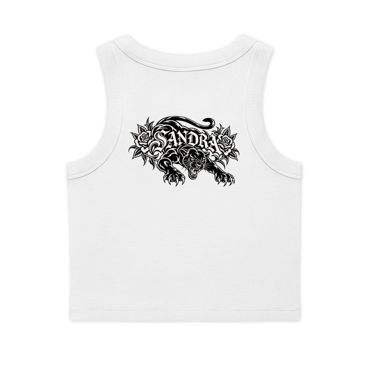 Noticer - Women's Organic Ribbed Cropped Tank