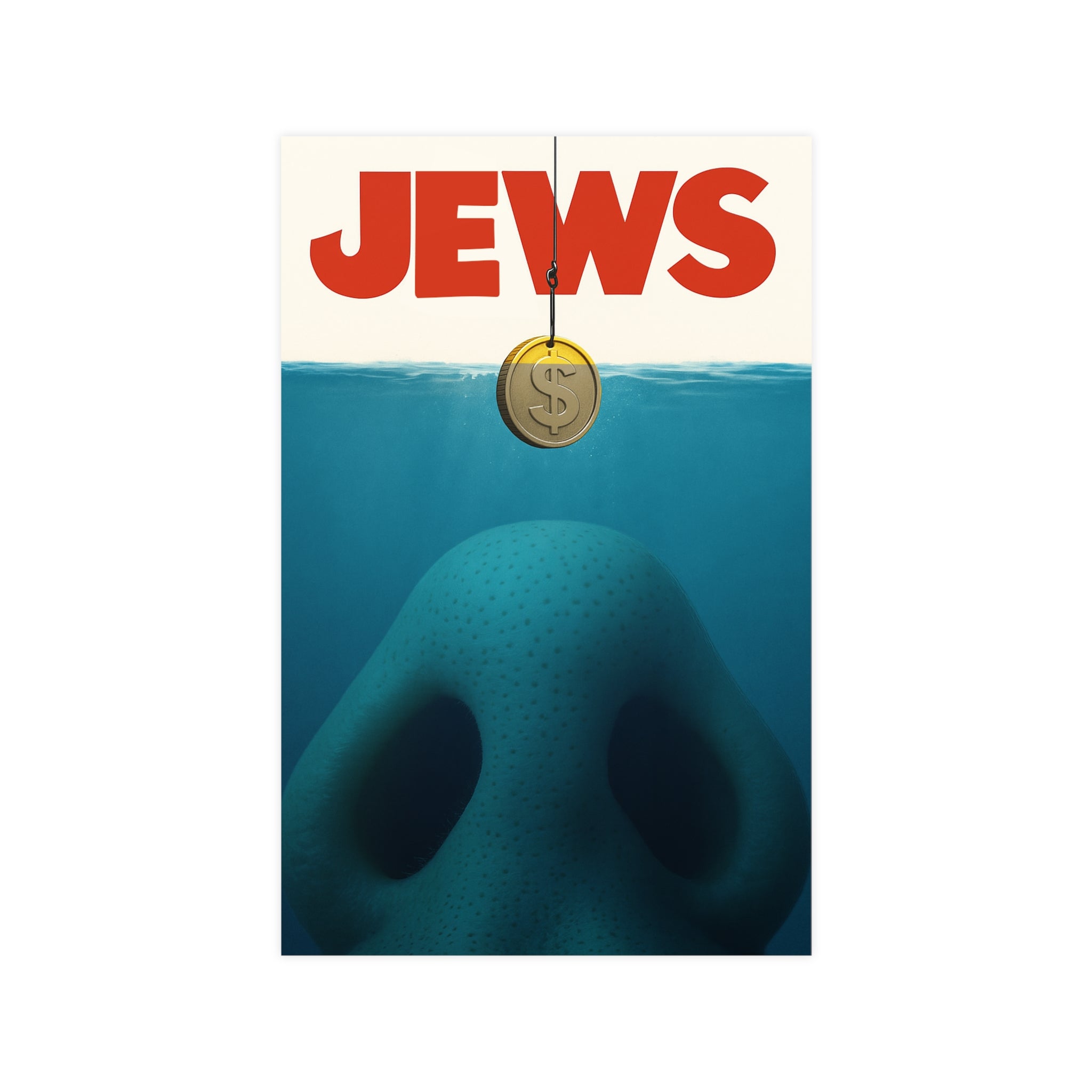 J*WS THE MOVIE (Jaws Parody) "The Good Life", Unique Home Decor, Statement Wall Art, Office Inspiration