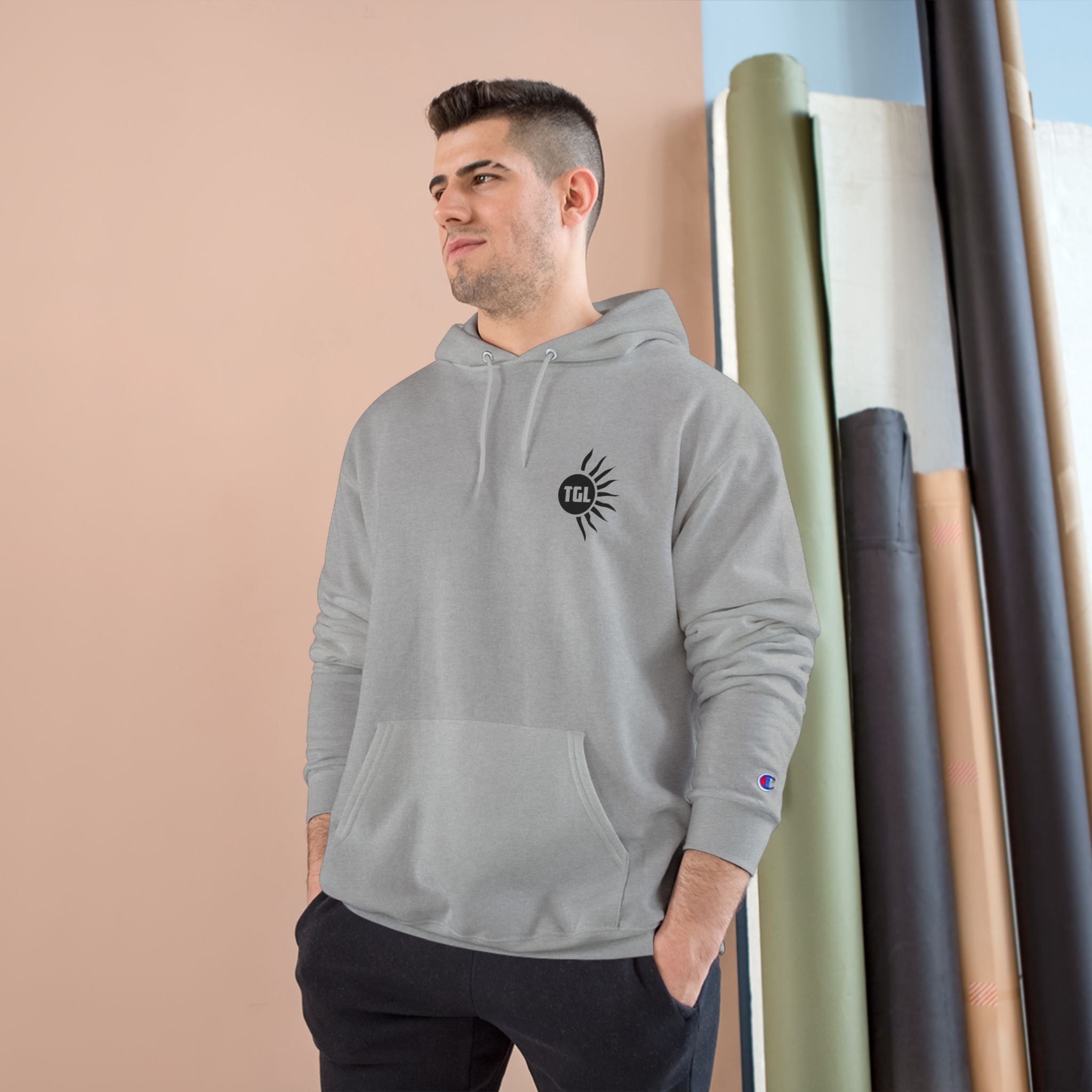 Champion Hoodie Collab: "AIPAC is a foreign agent" JFK Hoodie Unisex - Heavyweight