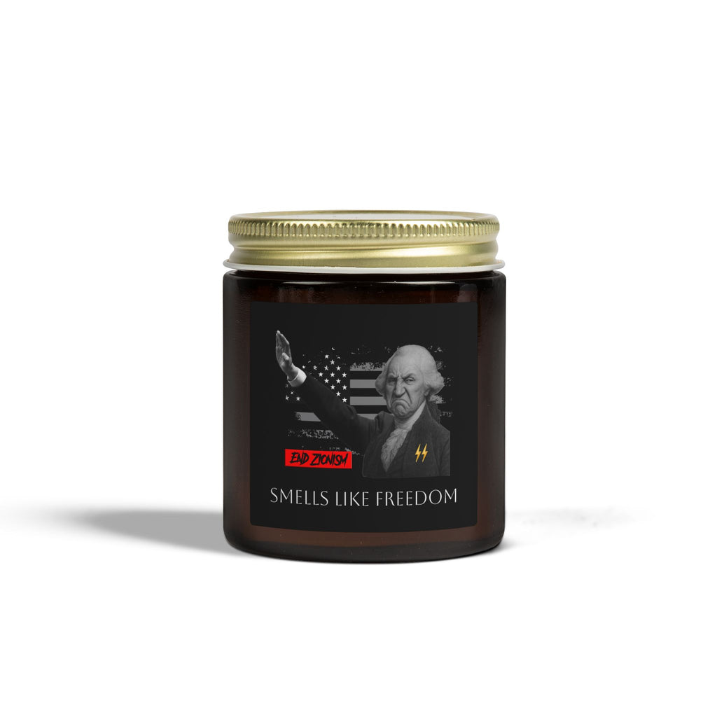 Patriot Scented Candle: "FREEDOM" — Cashmere Musk (4oz, 9oz) TGL [ANTI-SOY / ANTI-ZOG CANDLES]