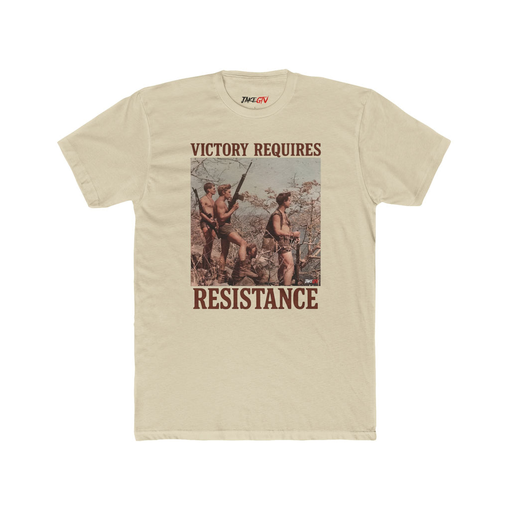 "Victory Requires Resistance" Vintage Fight Back Tee
