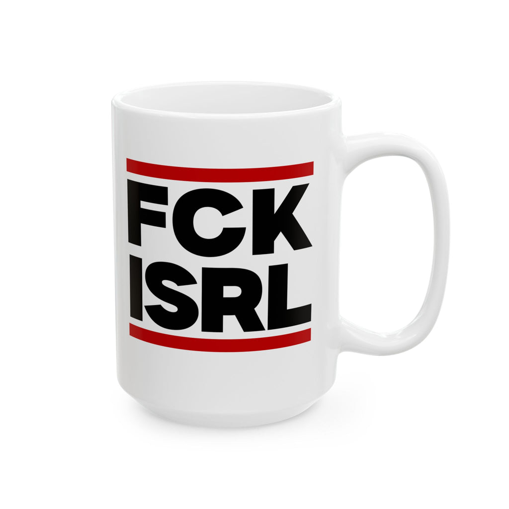 #0003 Noticer Mug - "Noticer" FCK ISRL Ceramic Coffee Cup (11oz, 15oz)