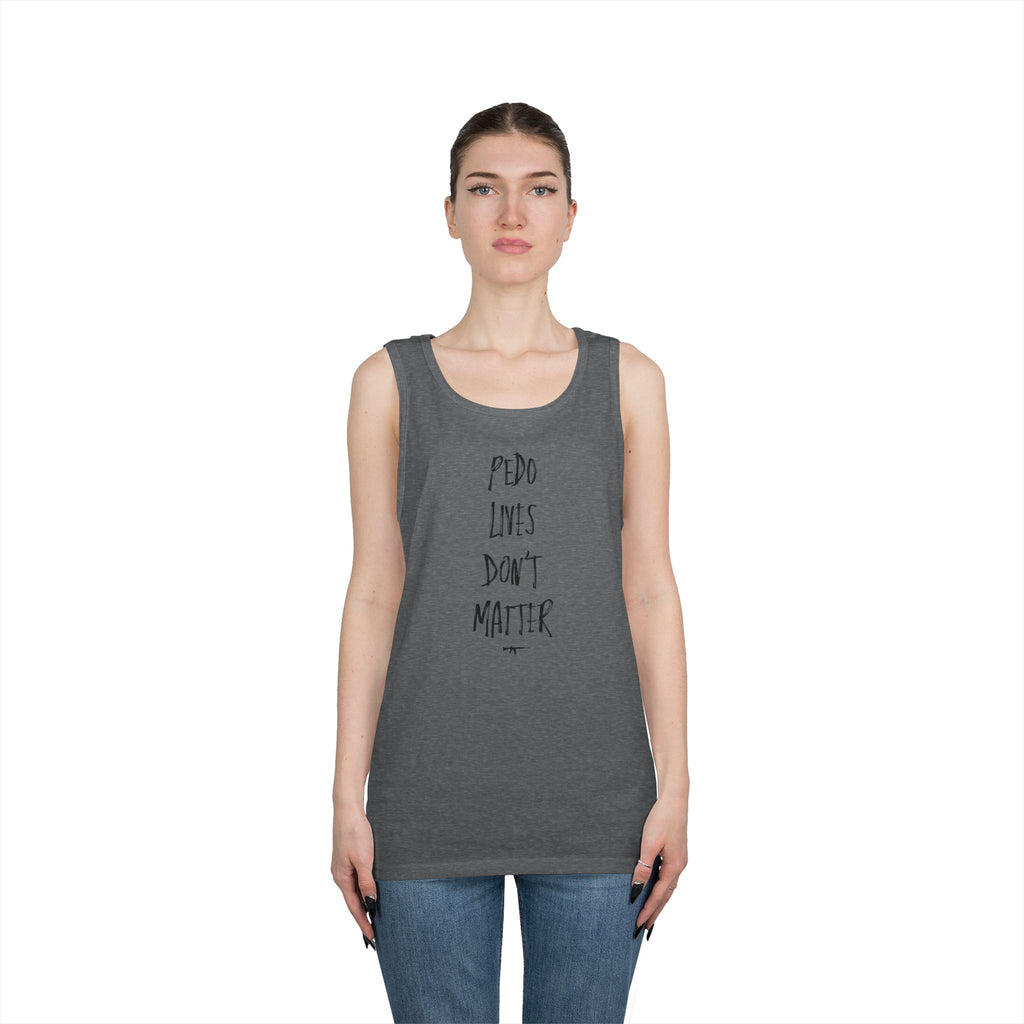"PDF FILE LIVES DON'T MATTER" #0002 Marker Design Style Tank Top
