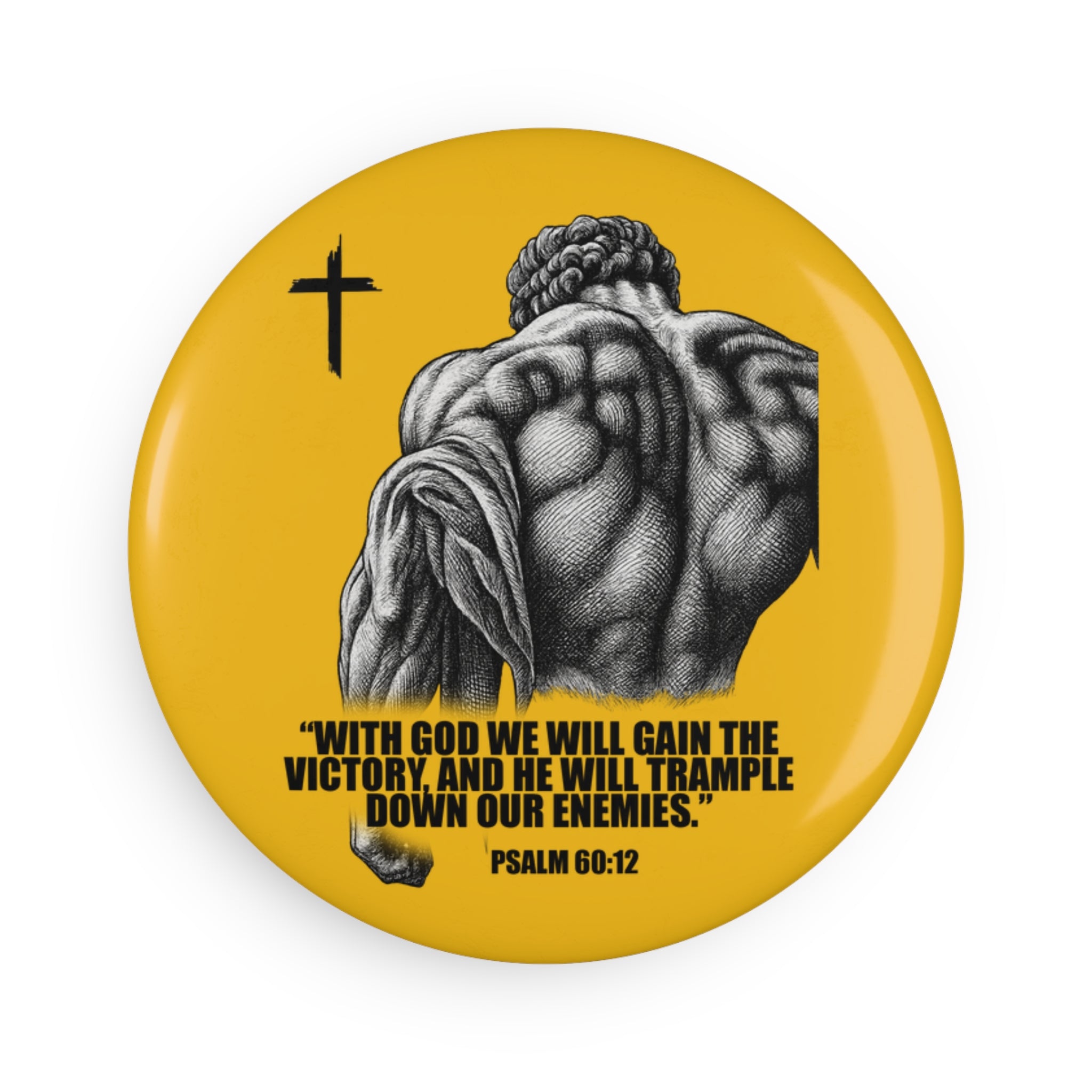 Inspirational Button Magnet, Round Magnet, Christ Decor, Motivational Gift, Wall Art Magnet, Home Office Decor, Noticer Magnet