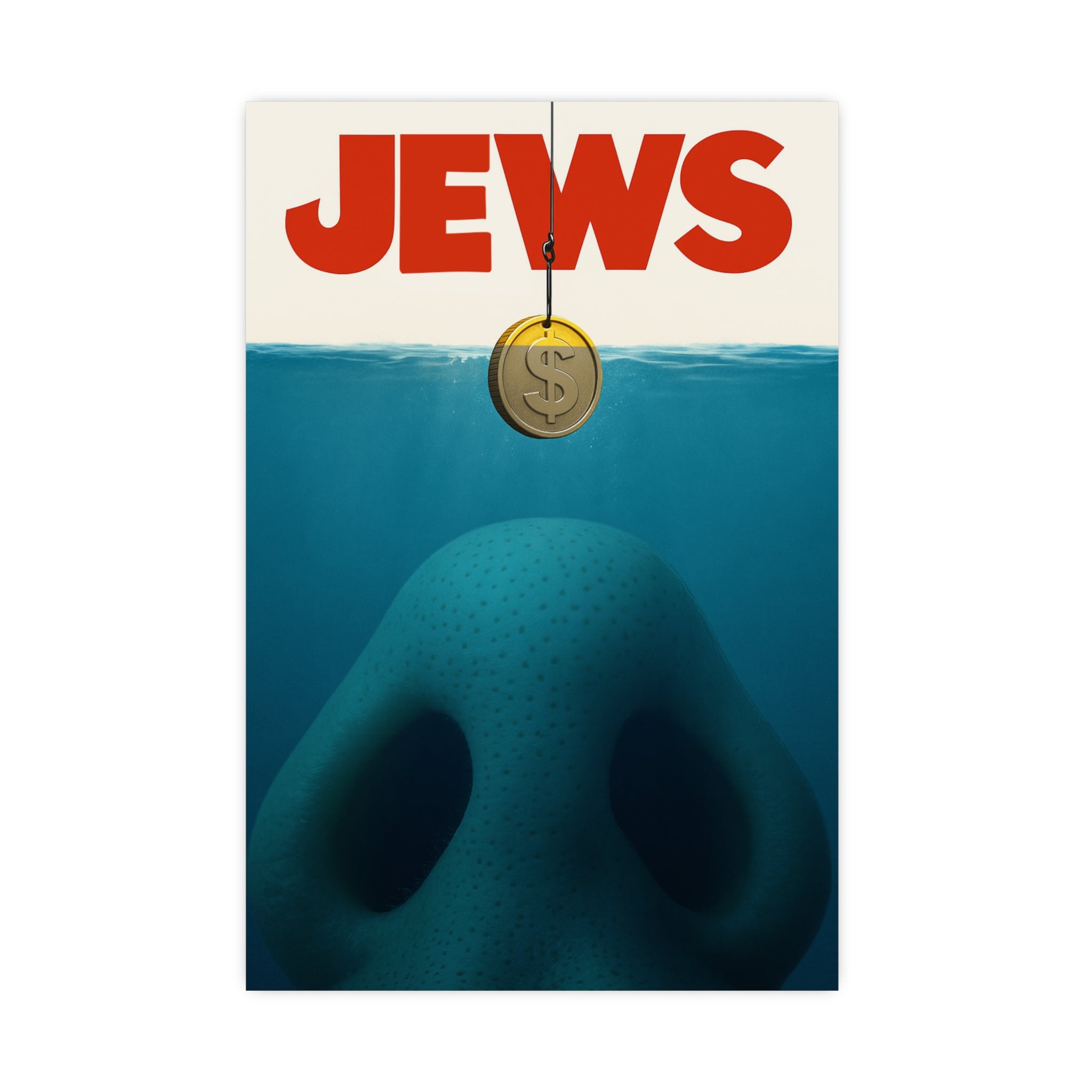J*WS THE MOVIE (Jaws Parody) "The Good Life", Unique Home Decor, Statement Wall Art, Office Inspiration