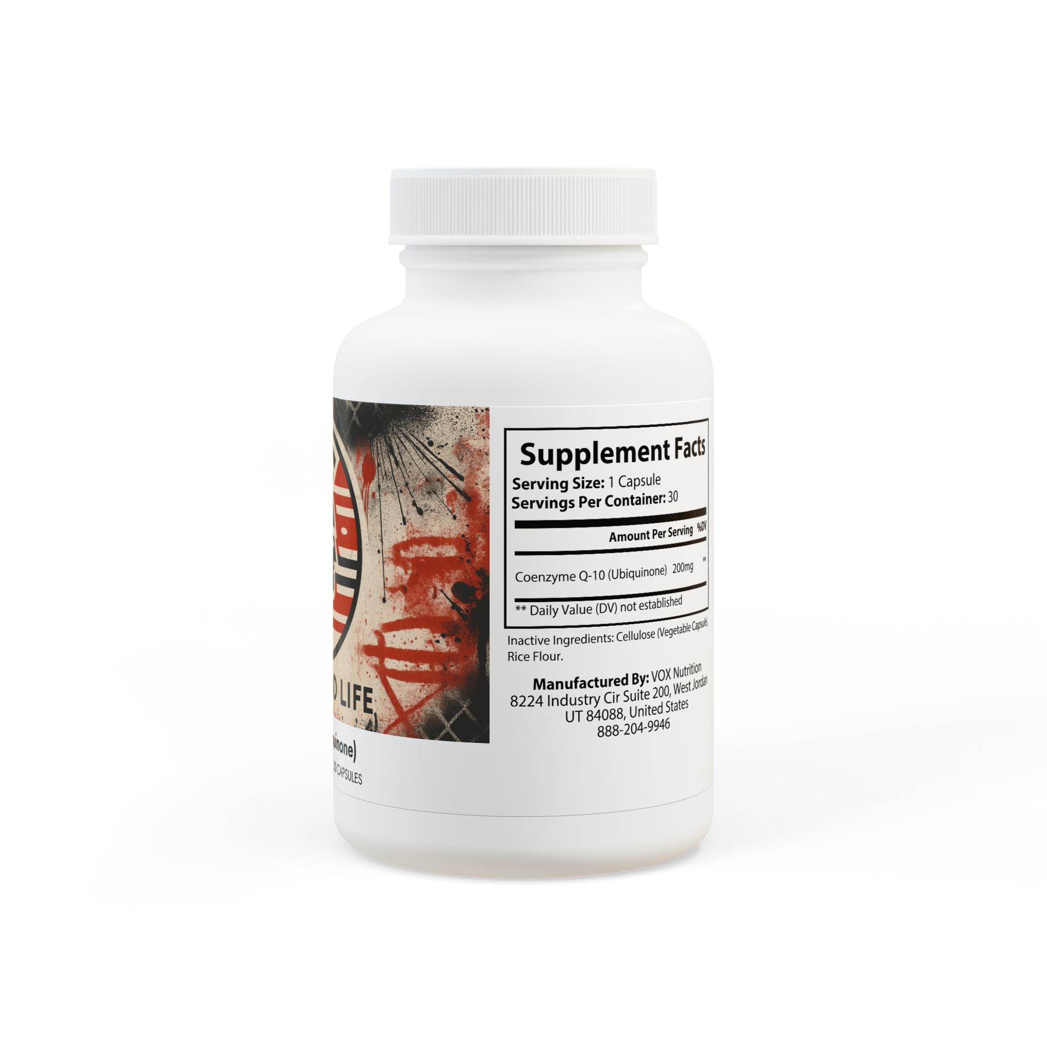 CoQ10 (Ubiquinone) Dementia Prevention (30 Capsules) *Statin Support*