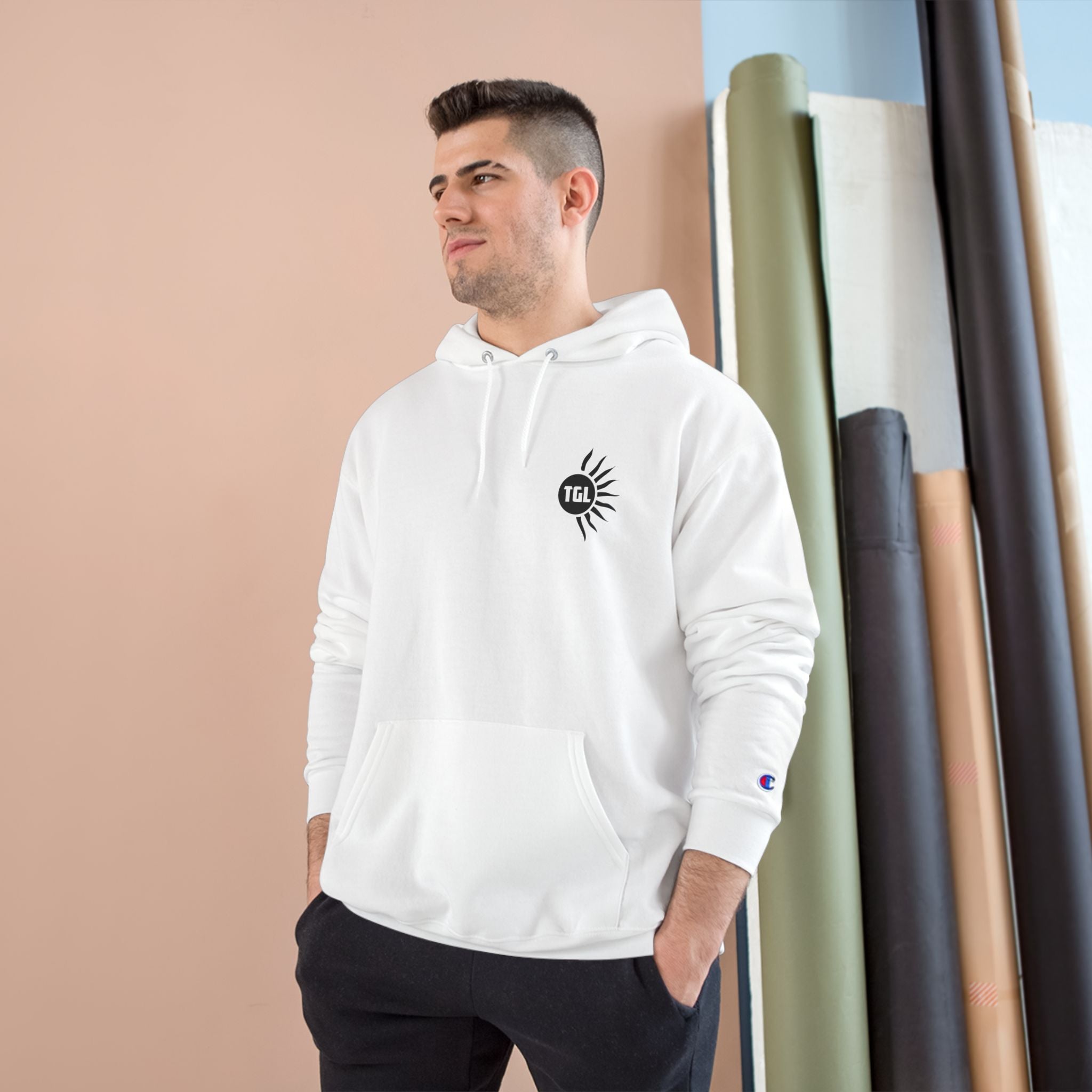 Champion Hoodie Collab: "AIPAC is a foreign agent" JFK Hoodie Unisex - Heavyweight