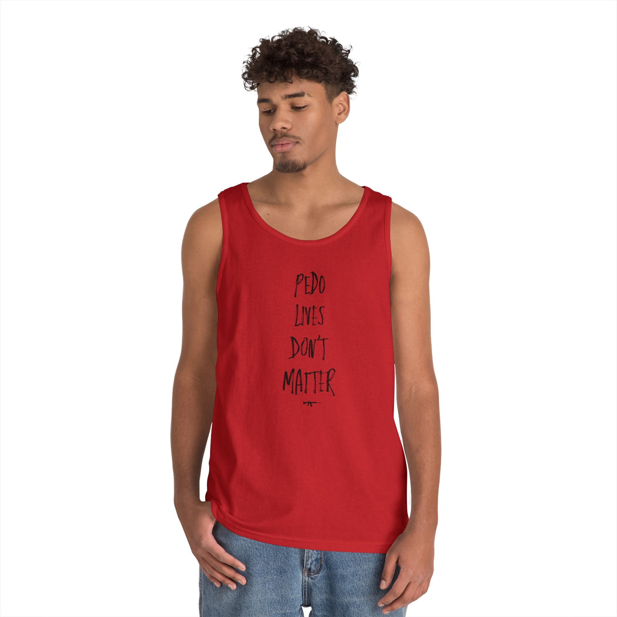 "PDF FILE LIVES DON'T MATTER" #0002 Marker Design Style Tank Top