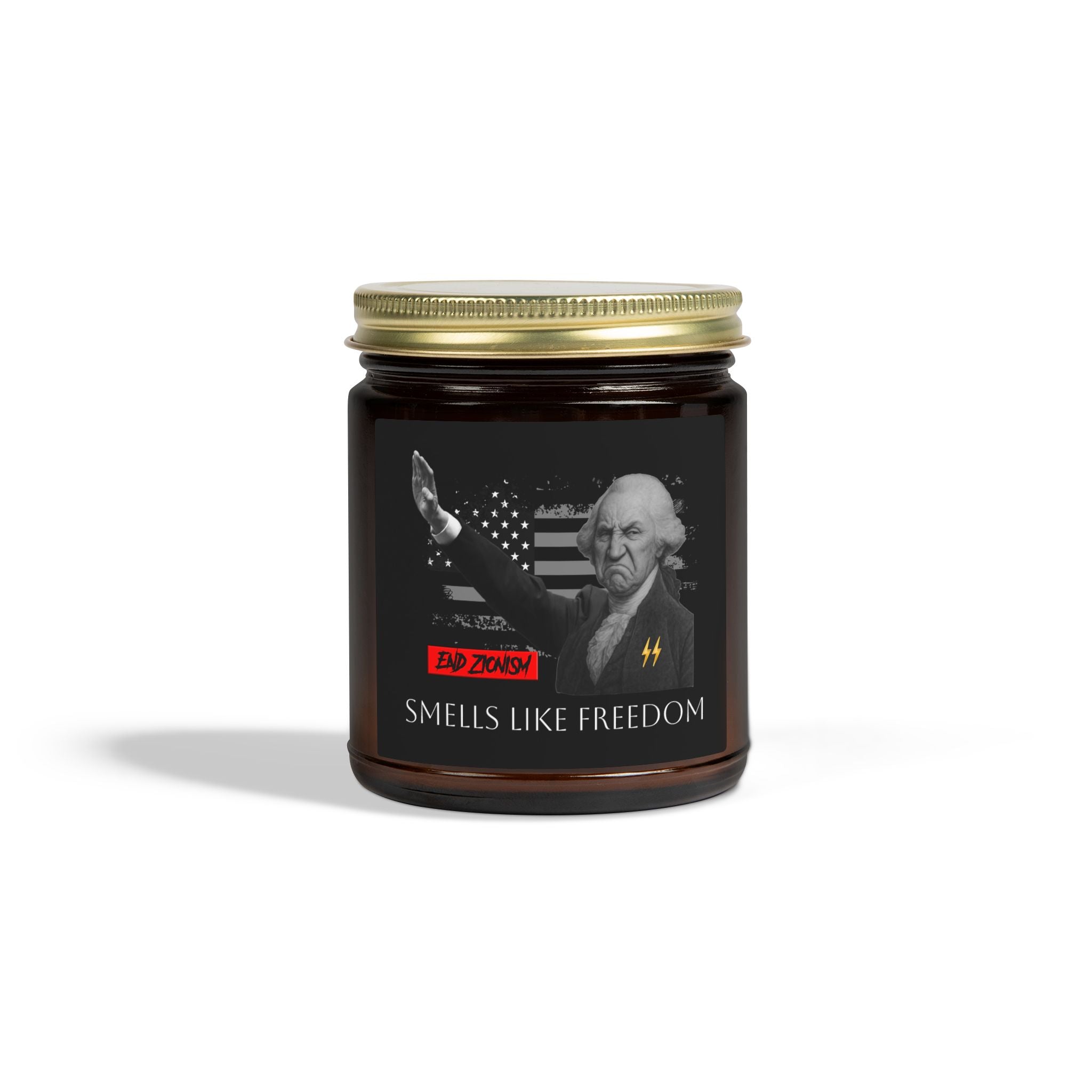 Patriot Scented Candle: "FREEDOM" — Cashmere Musk (4oz, 9oz) TGL [ANTI-SOY / ANTI-ZOG CANDLES]