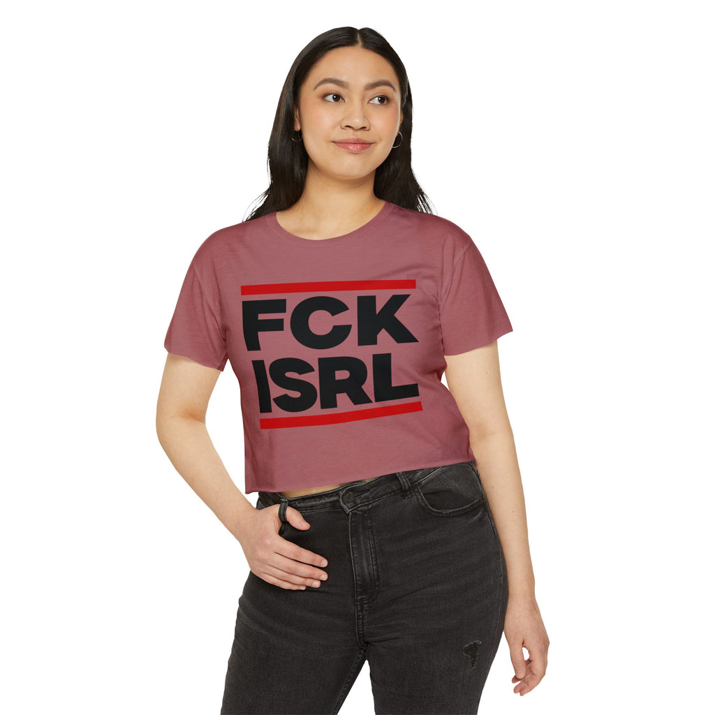 FCK ISRL - Women's Noticer Crop Top Tee