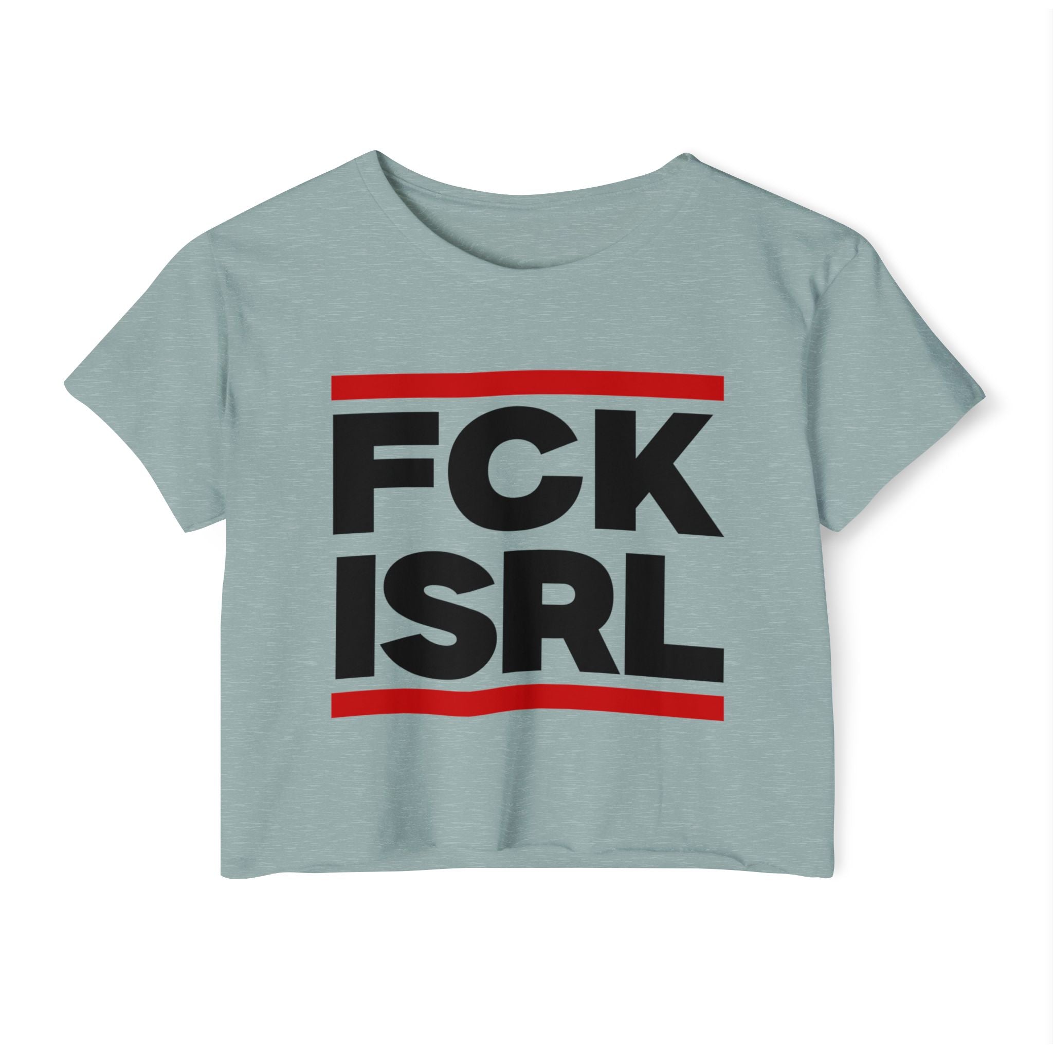 FCK ISRL - Women's Noticer Crop Top Tee
